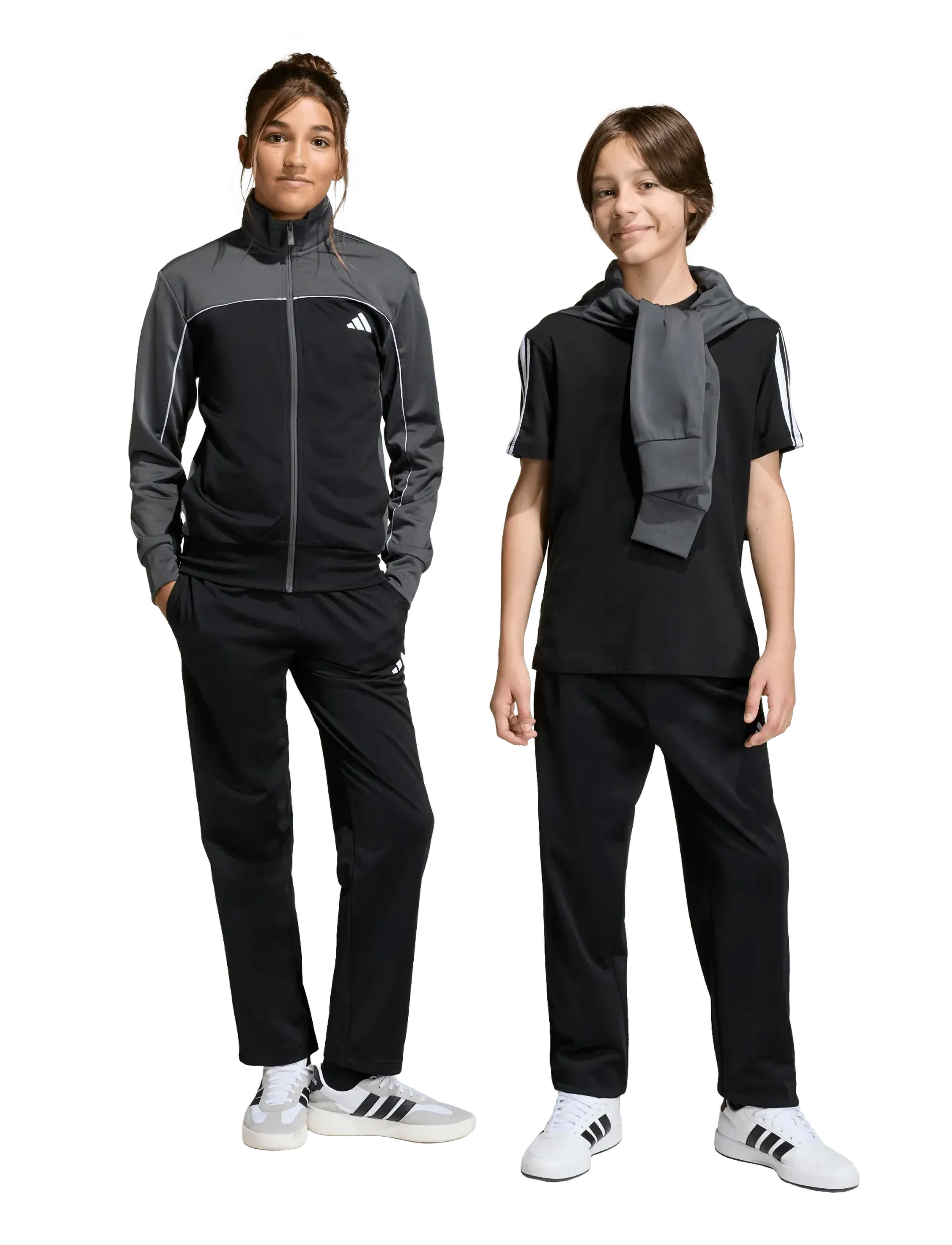 adidas Sportswear - J CP TR TS - trainingsanzug - gresix/black/white - 5