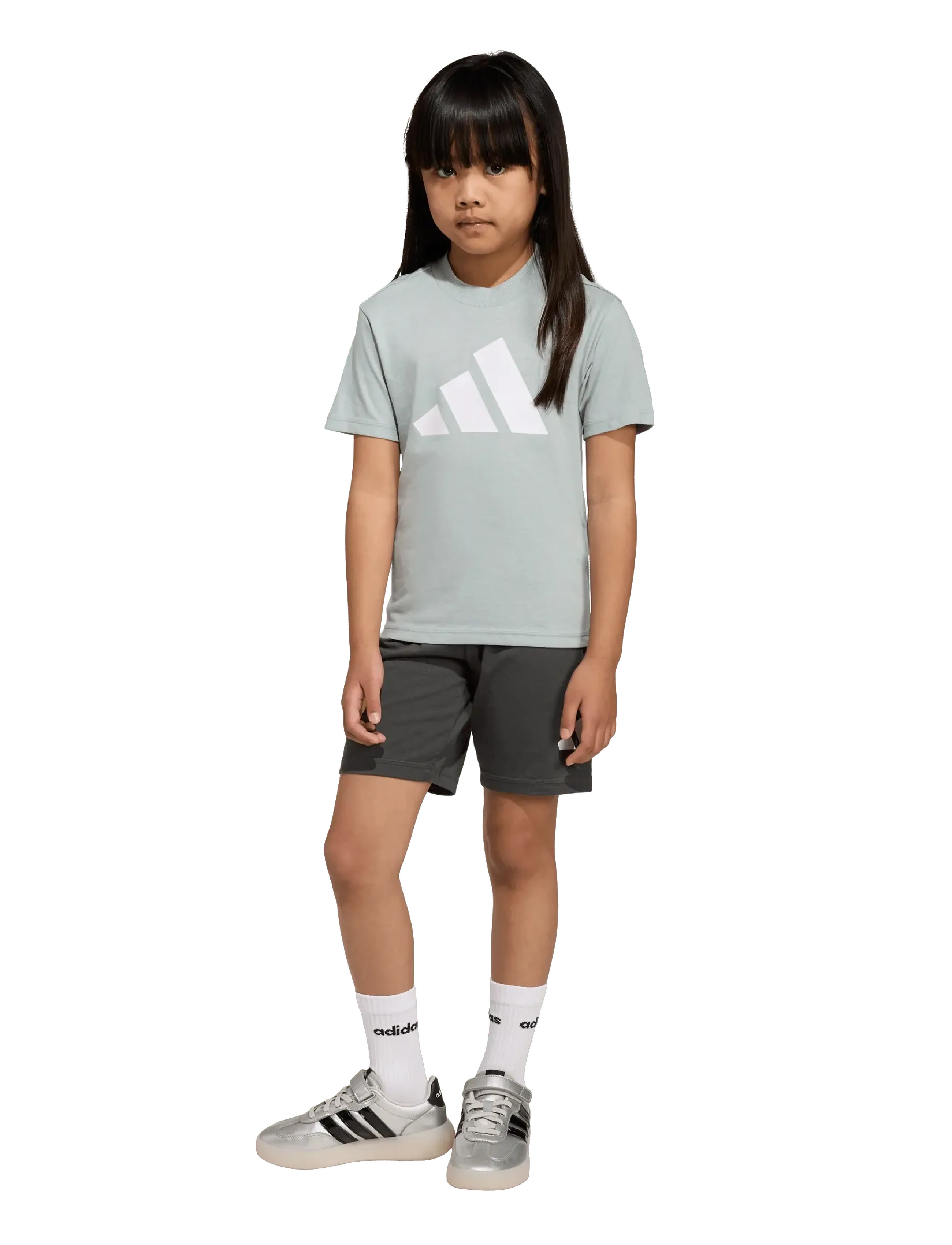 adidas Sportswear LK BL T-SET 160 - Setit - WOSA/WHITE / green