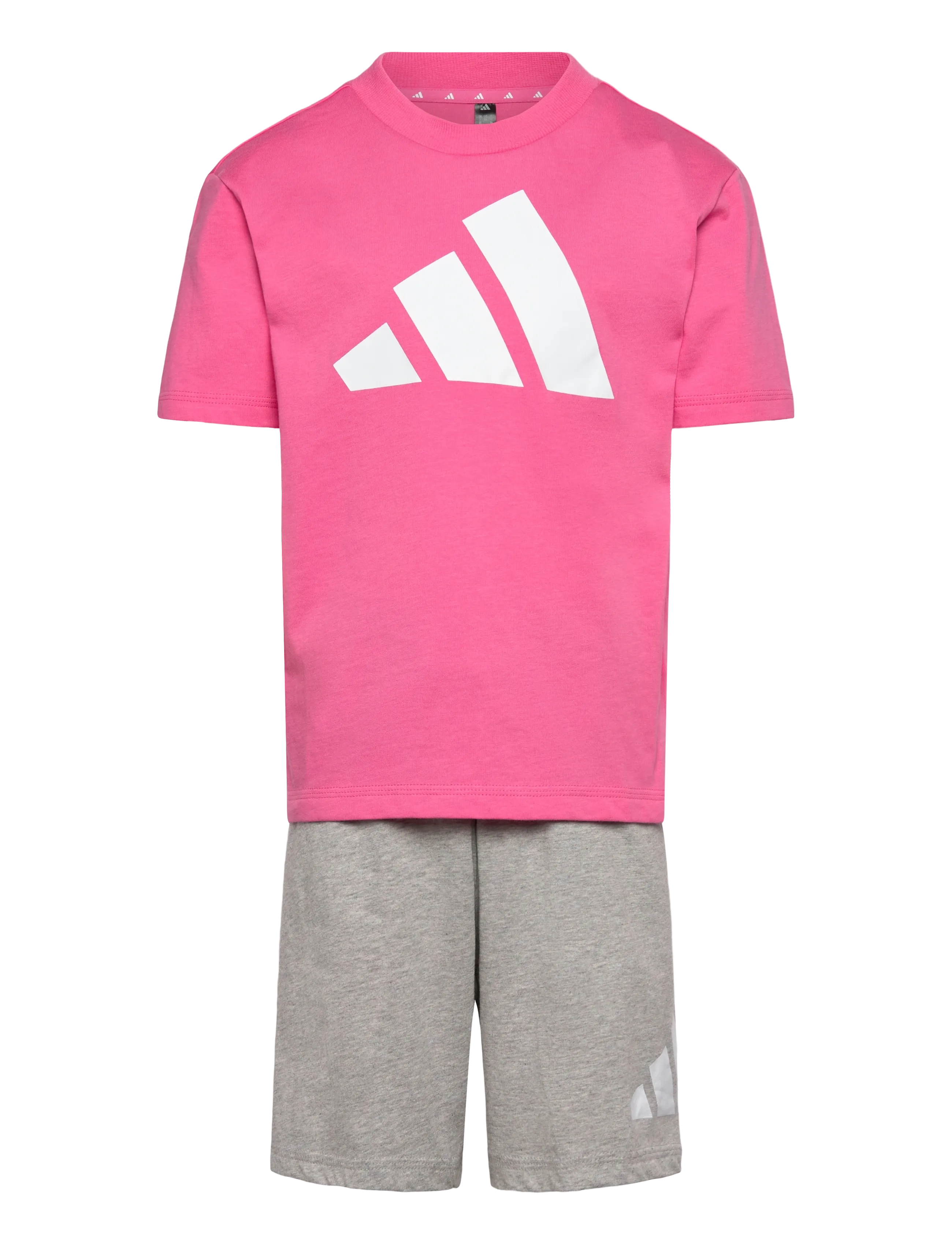 adidas Sportswear LK BL T-SET 160 - Tøj - PNKFUS/WHITE / pink/rose