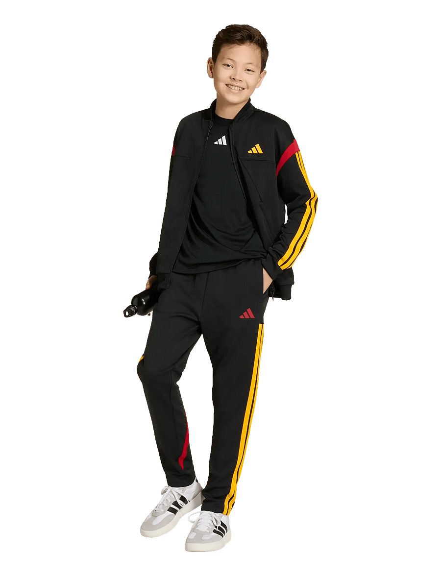 adidas Sportswear - J HOT PANT - jogginghosen - black/cogold/powred - 0