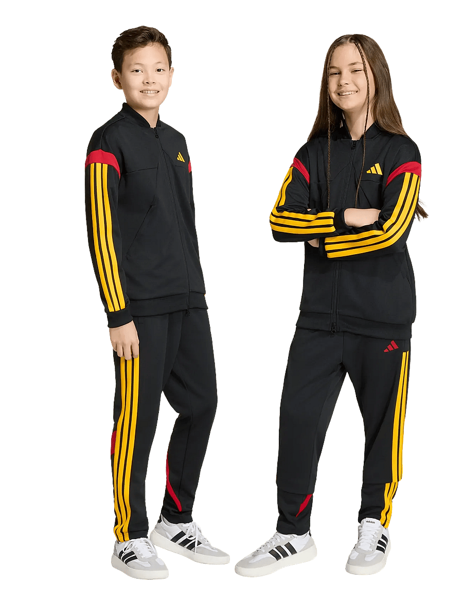 adidas Sportswear - J HOT PANT - jogginghosen - black/cogold/powred - 3