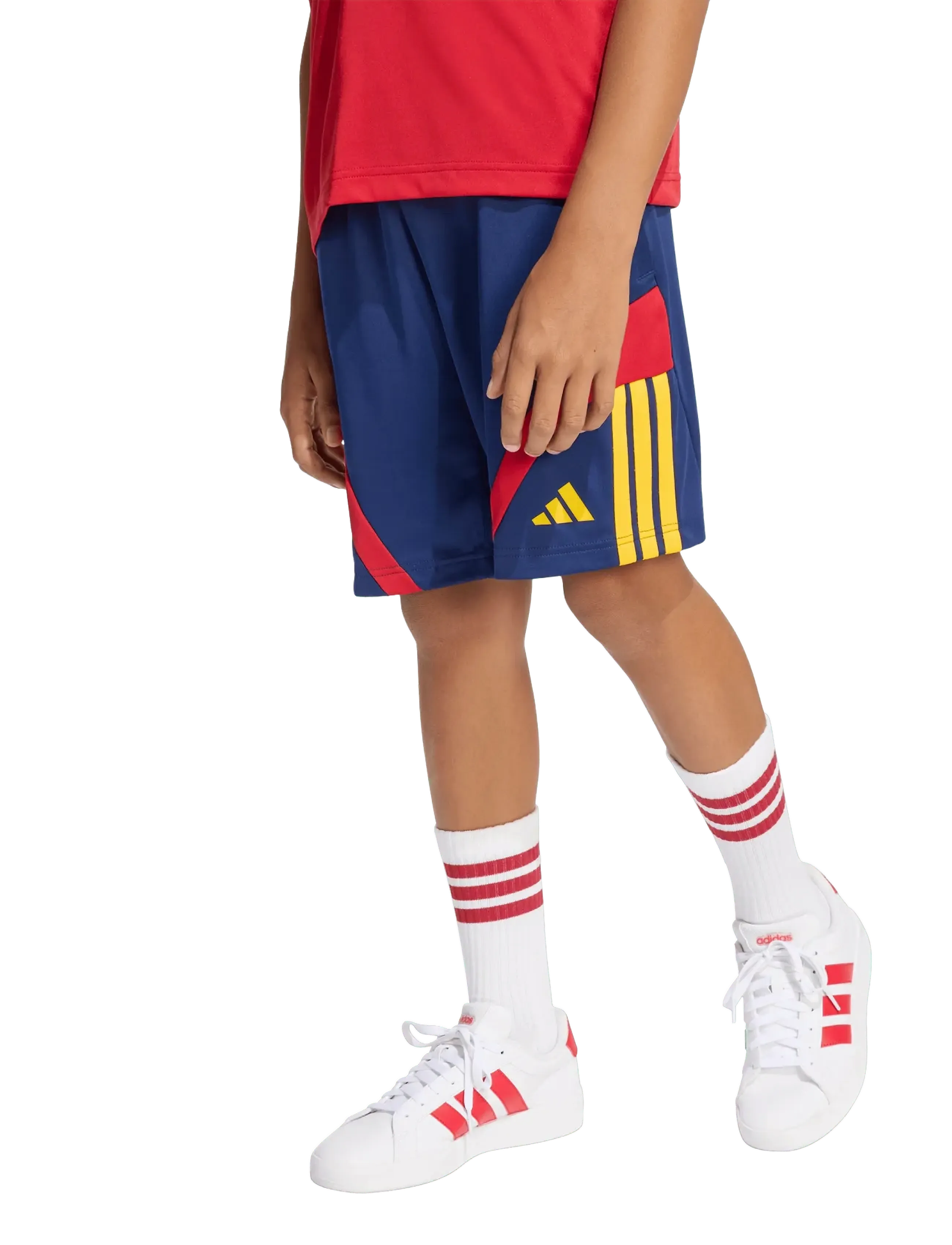 adidas Sportswear - J HOT SHO - sport-shorts - dkblue/creyel/tepore - 4
