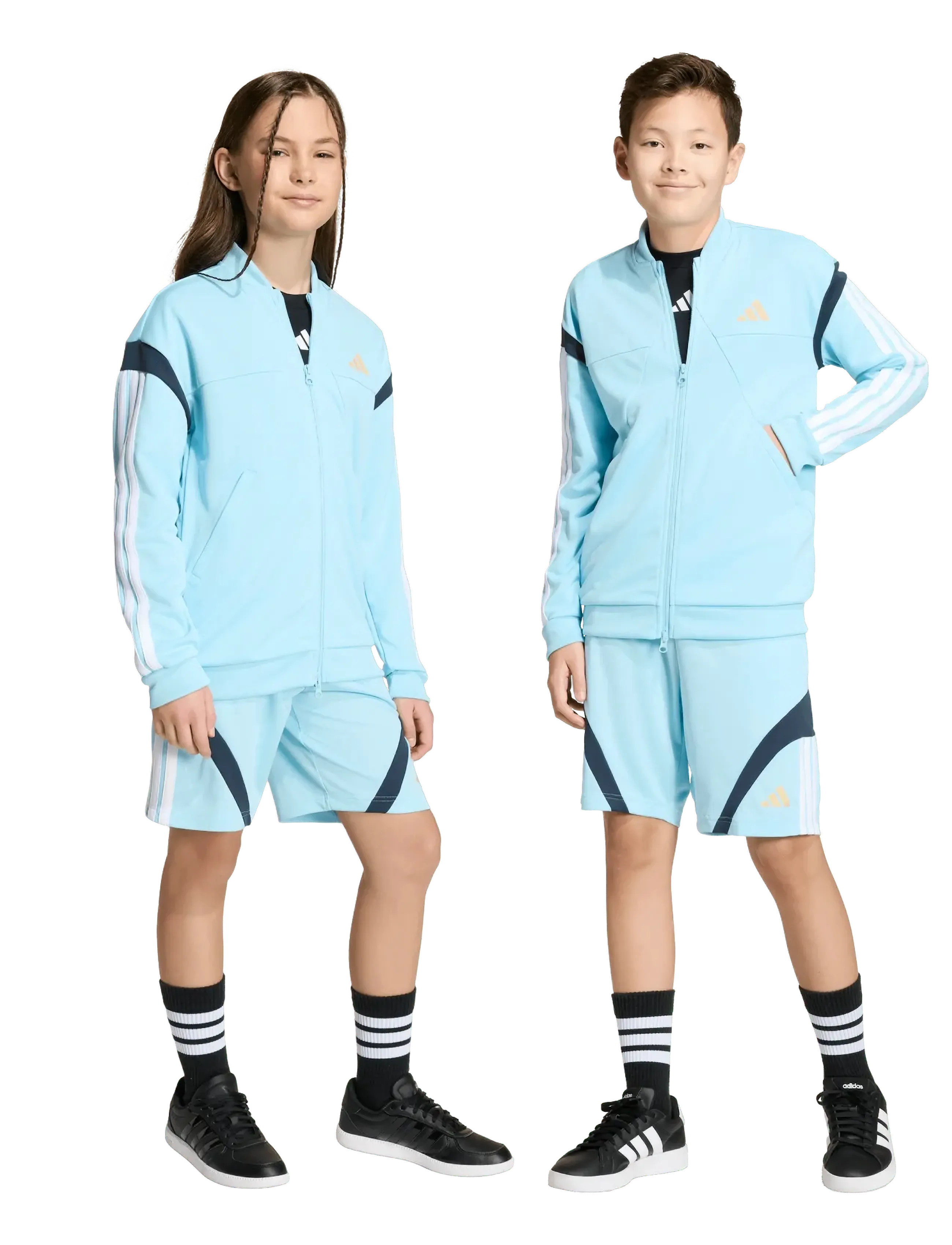adidas Sportswear - J HOT SHO - sportsshorts - iceblu/white/hazbei/n - 3