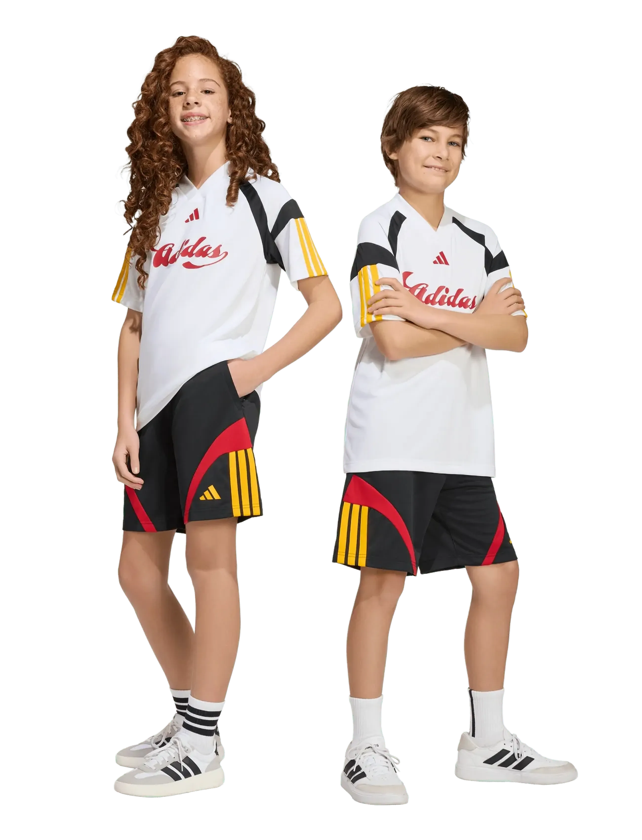 adidas Sportswear - J HOT SHO - sportsshorts - black/cogold/powred - 4