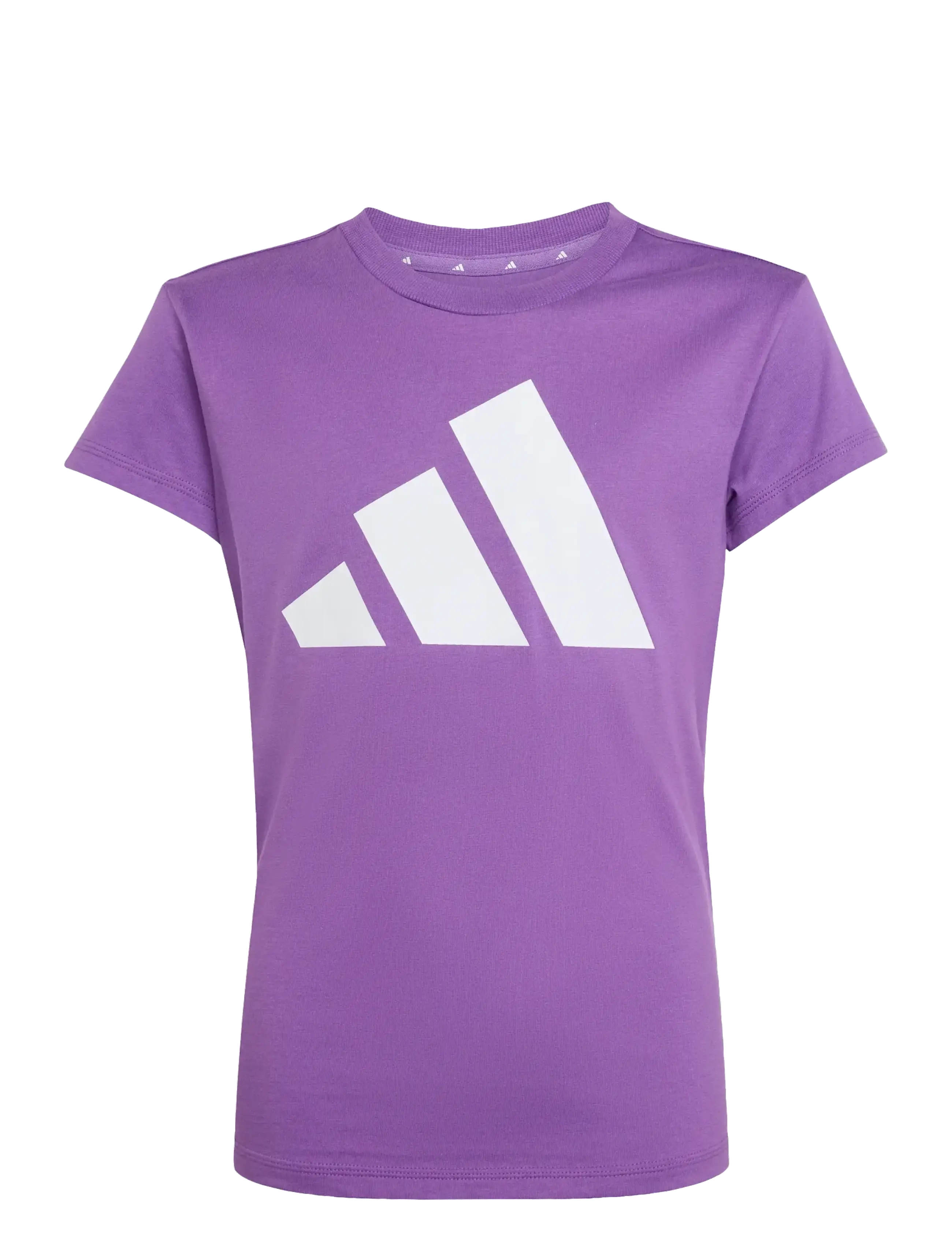 adidas Sportswear JG BL TEE 160 - Tops - ACTPUR/WHITE / purple