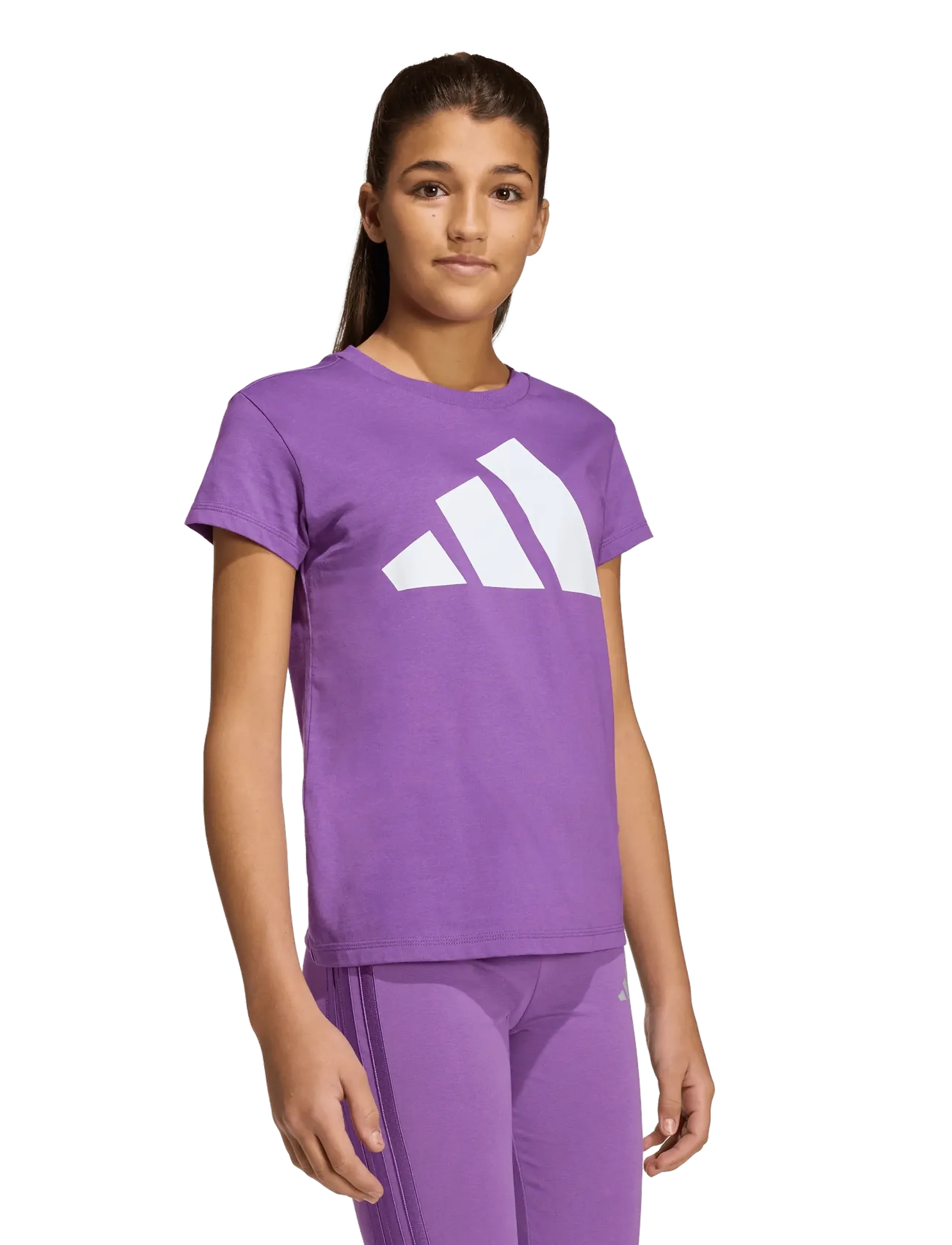 adidas Sportswear - JG BL TEE 160 - kortærmede t-shirts - actpur/white - 2