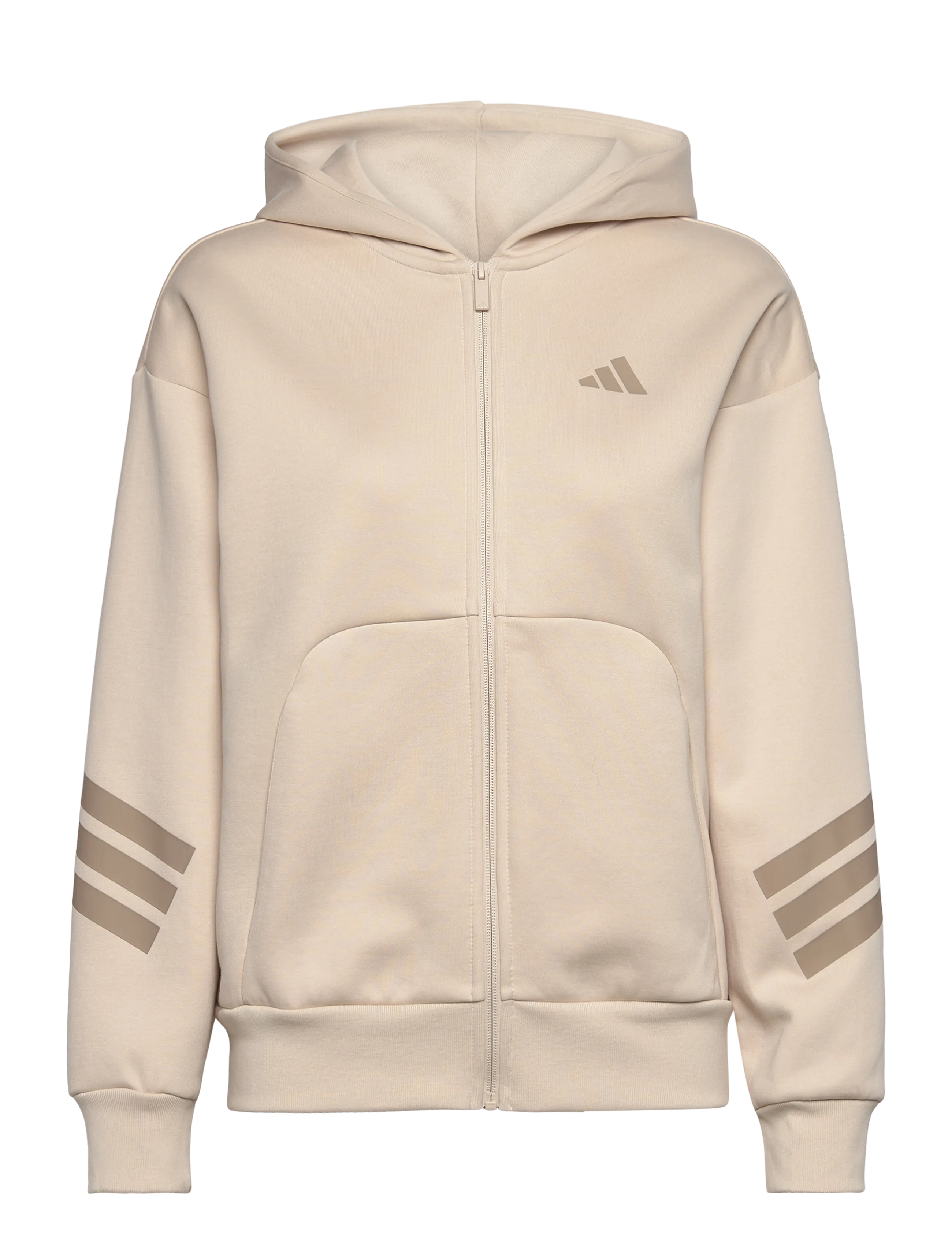 adidas Sportswear W FI 3S FZ HD - adidas Sportswear - CRLI / cream