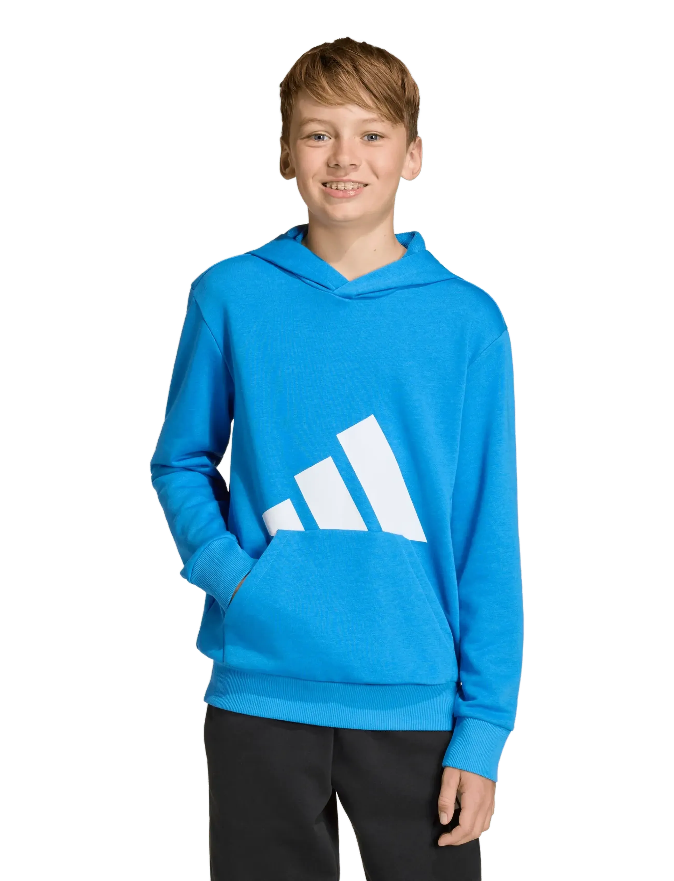 adidas Sportswear - J BL FT HD 280 - hættetrøjer - rayblu/white - 4