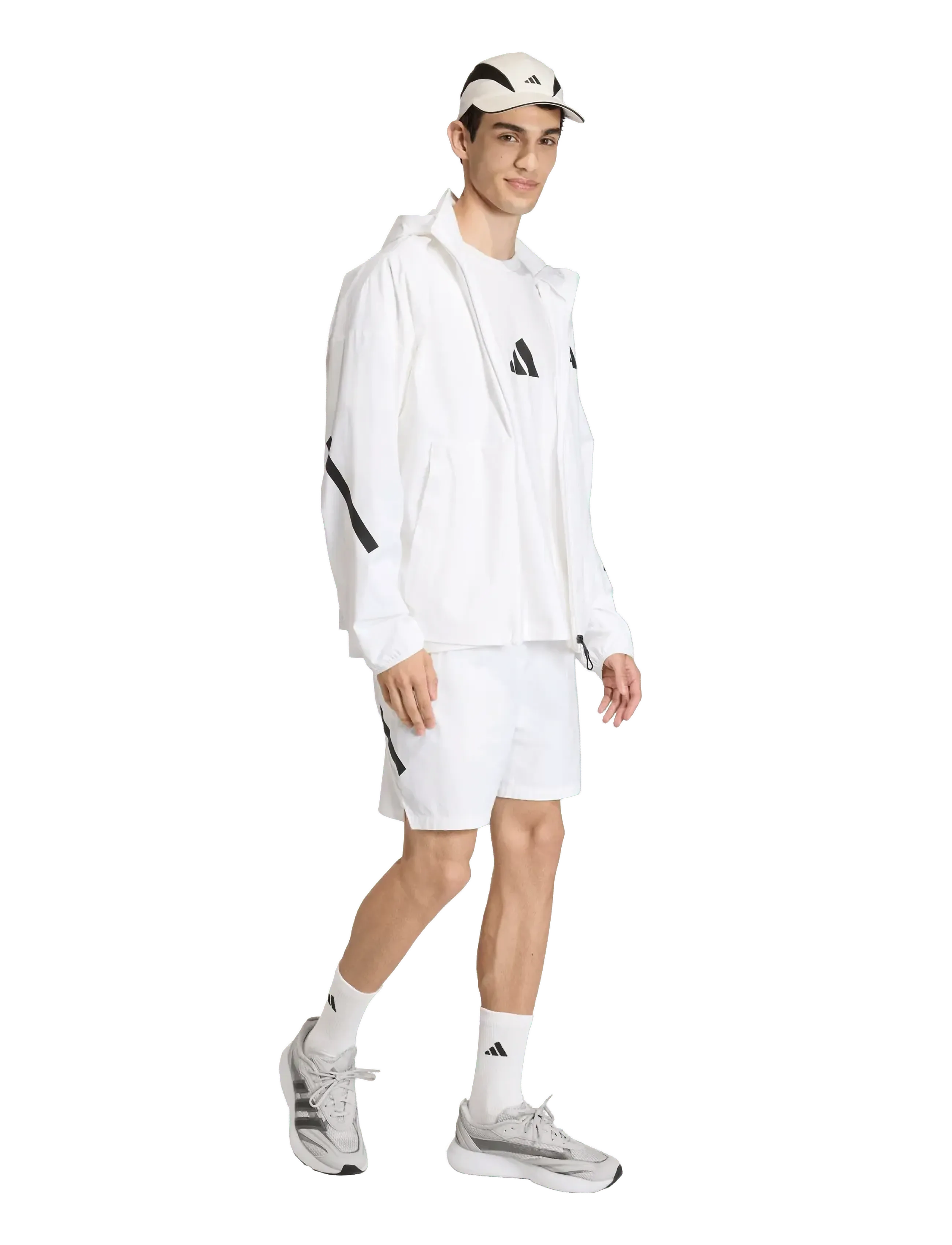 adidas Sportswear - M Z.N.E. WV SHO - afslappede shorts - white - 5