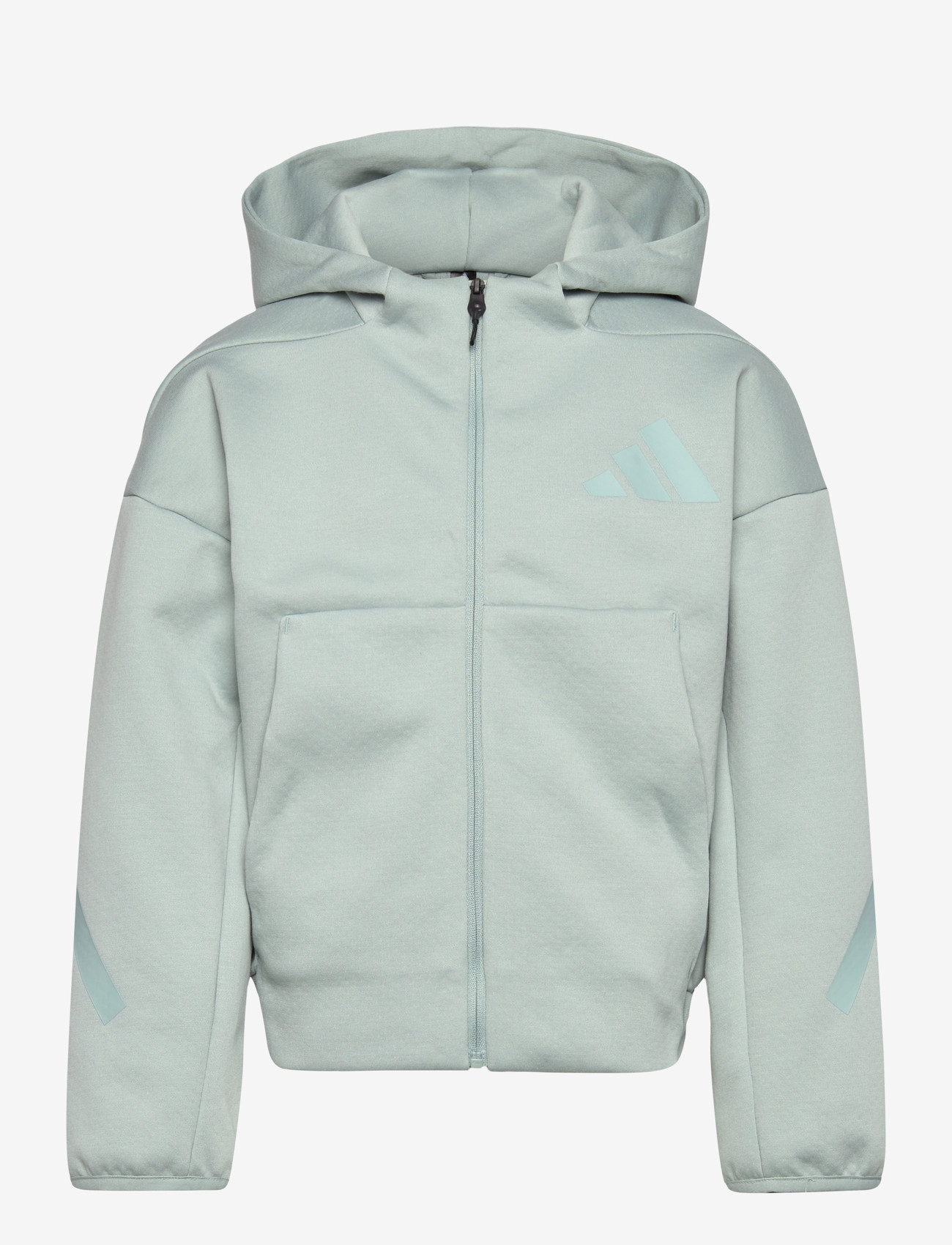 adidas Sportswear - J Z.N.E.FZ - hættetrøjer - wosa/tacgrn - 0