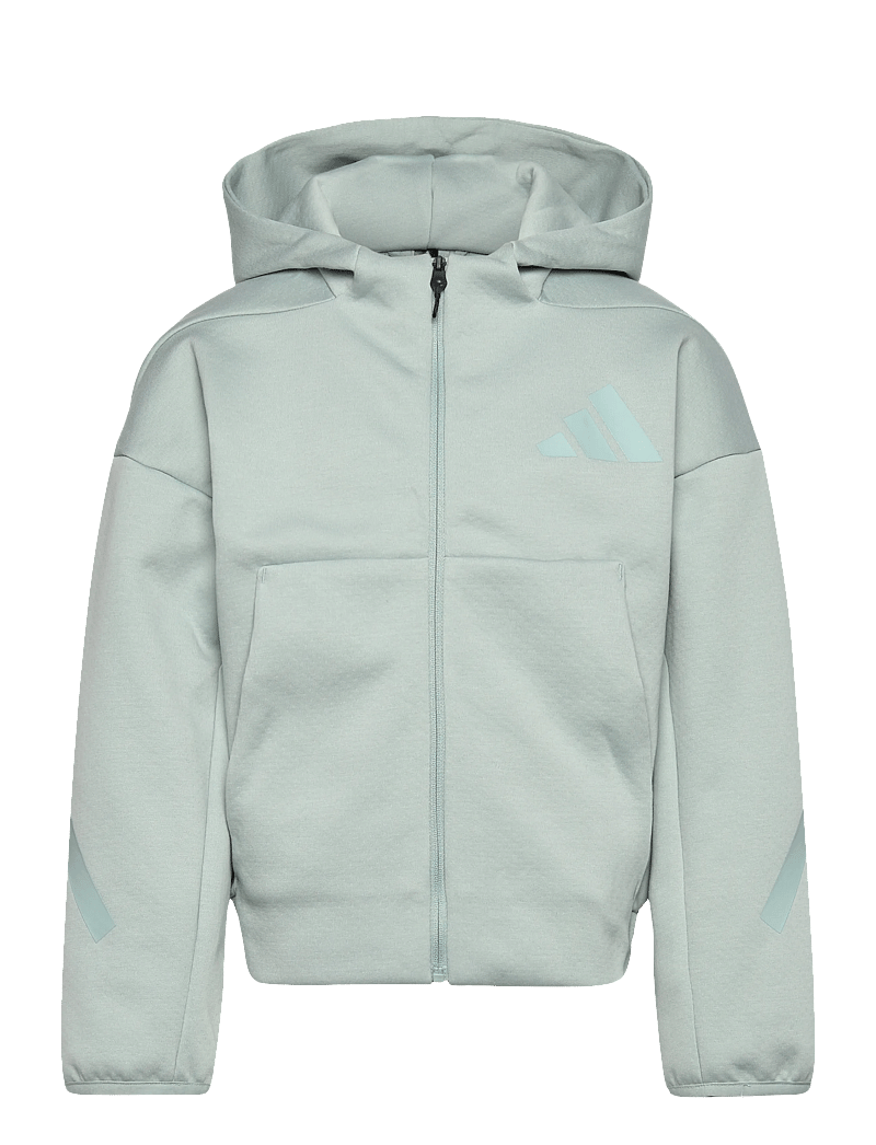 adidas Sportswear - J Z.N.E.FZ - hættetrøjer - wosa/tacgrn - 0