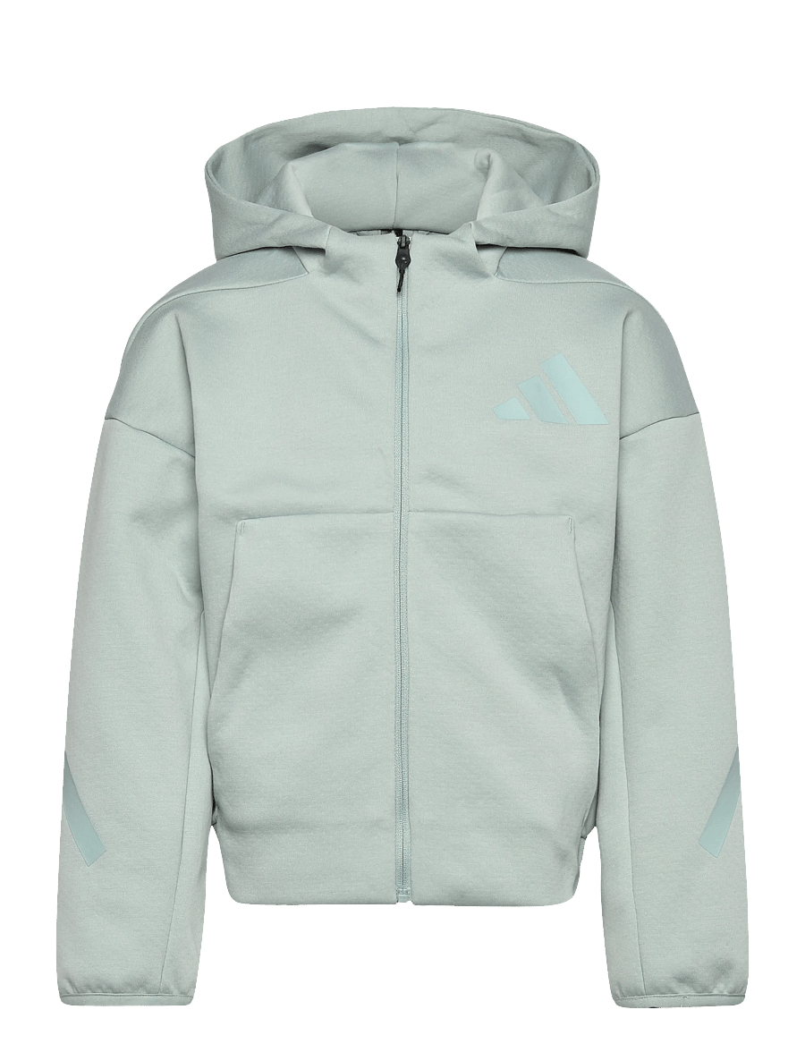 adidas Sportswear - J Z.N.E.FZ - hættetrøjer - wosa/tacgrn - 0