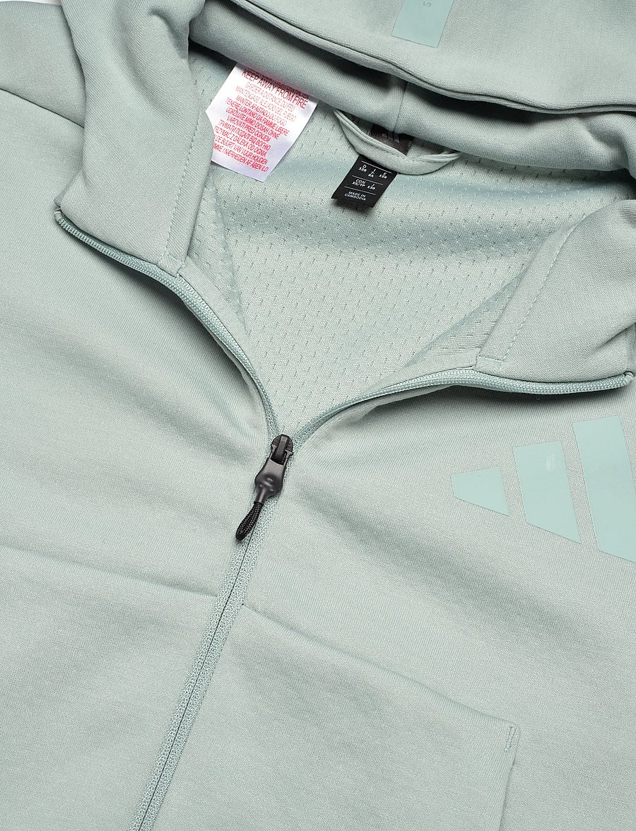 adidas Sportswear - J Z.N.E.FZ - hættetrøjer - wosa/tacgrn - 2