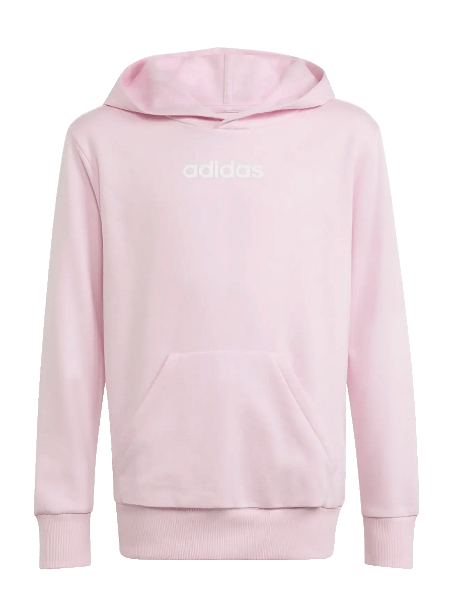 adidas Sportswear - J LIN FL HD - kapuutsiga dressipluusid - clpink/white - 1