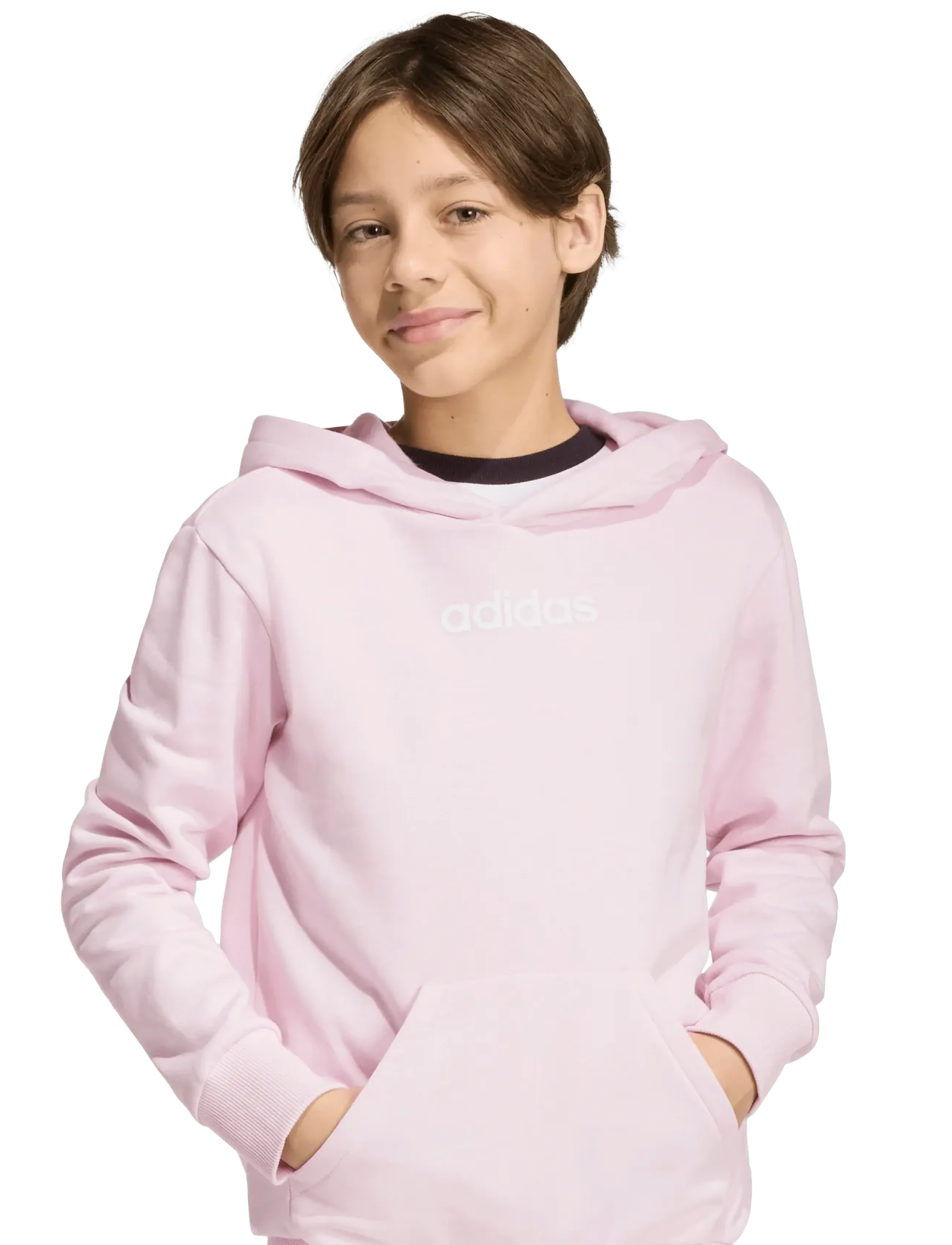 adidas Sportswear - J LIN FL HD - kapuutsiga dressipluusid - clpink/white - 3