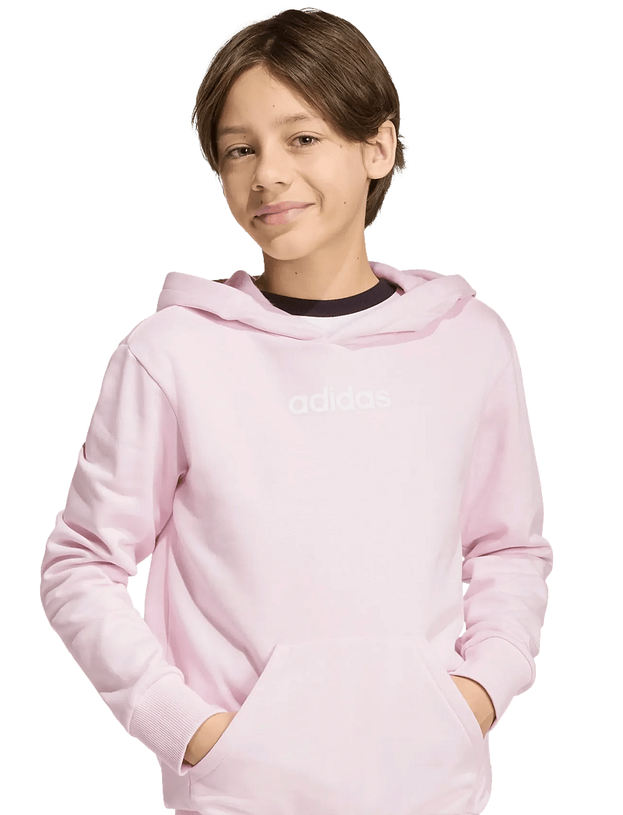 adidas Sportswear - J LIN FL HD - kapuutsiga dressipluusid - clpink/white - 3
