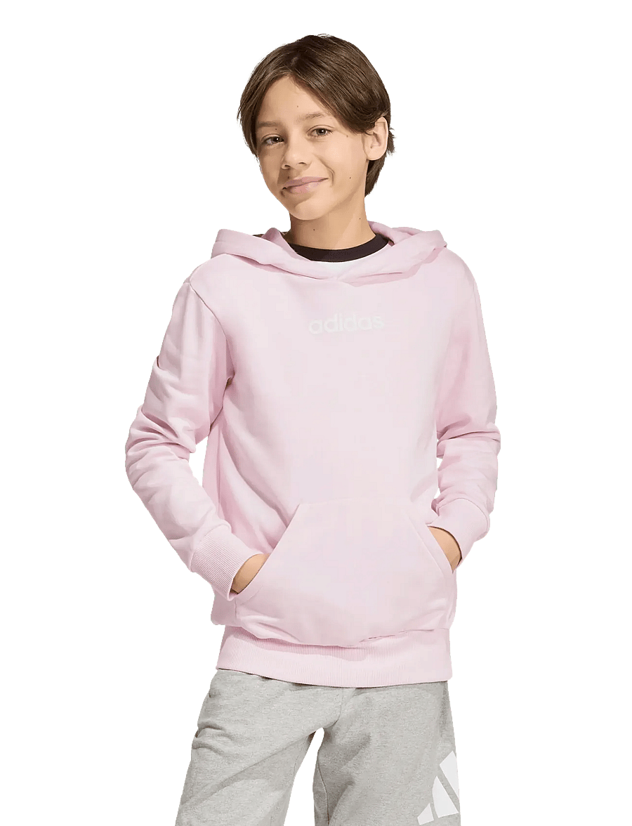 adidas Sportswear - J LIN FL HD - kapuutsiga dressipluusid - clpink/white - 5