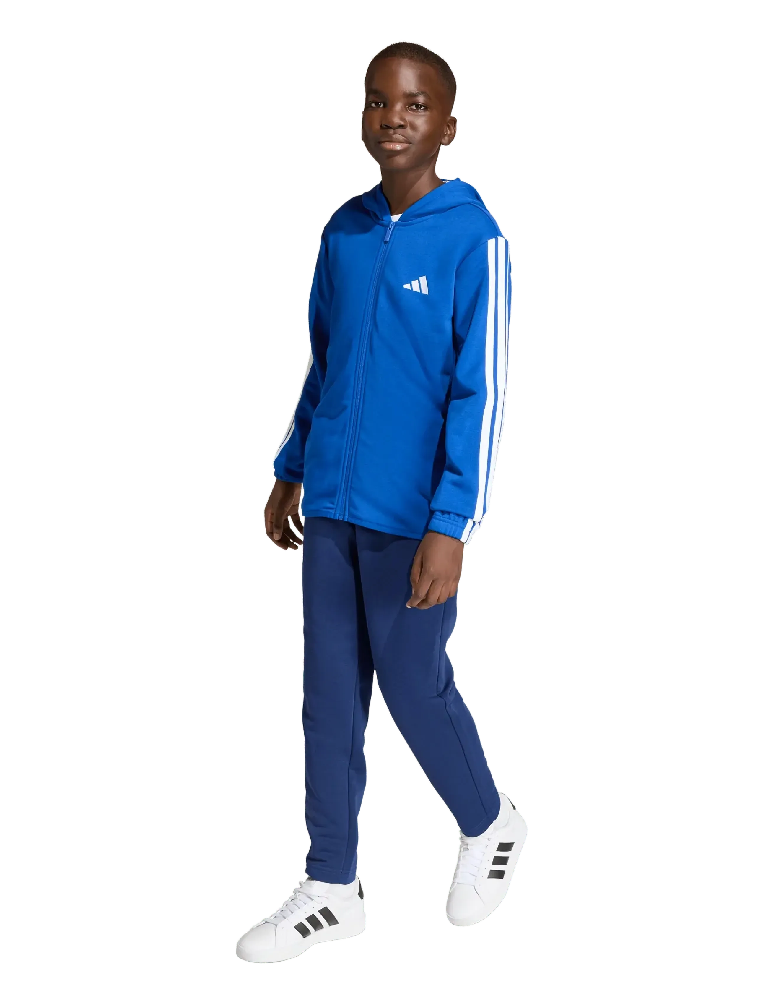 adidas Sportswear - J 3S FT TS 220 - joggingsæt & matchende sæt - royblu/white - 4