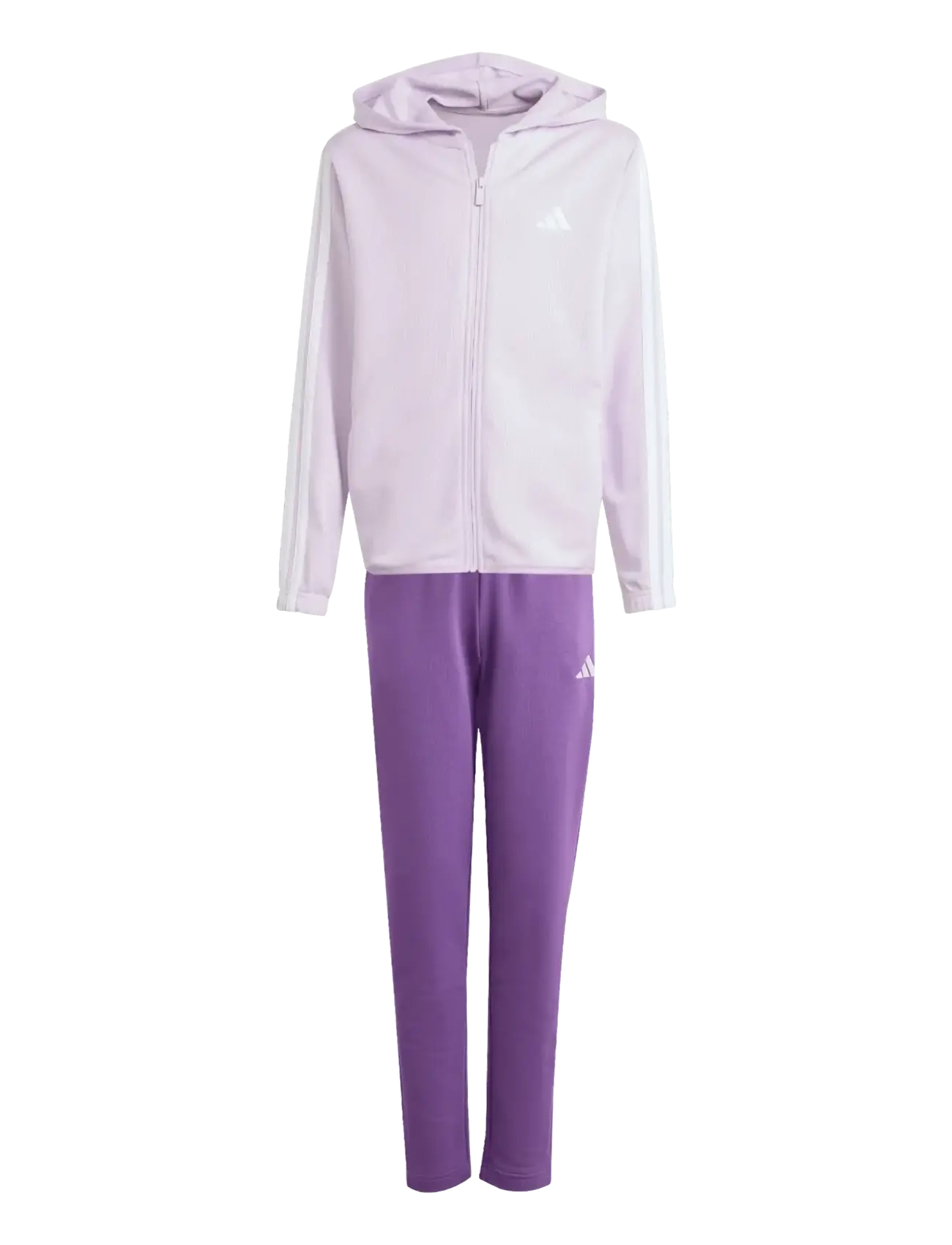 adidas Sportswear J 3S FT TS 220 - Riided - ICELAV/WHITE / purple