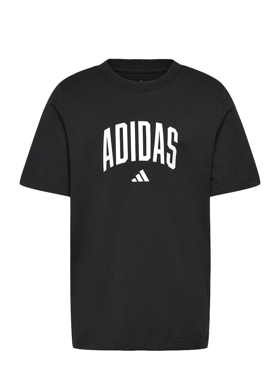 adidas Sportswear - J COLLEG T - sportstoppe - black/owhite - 0