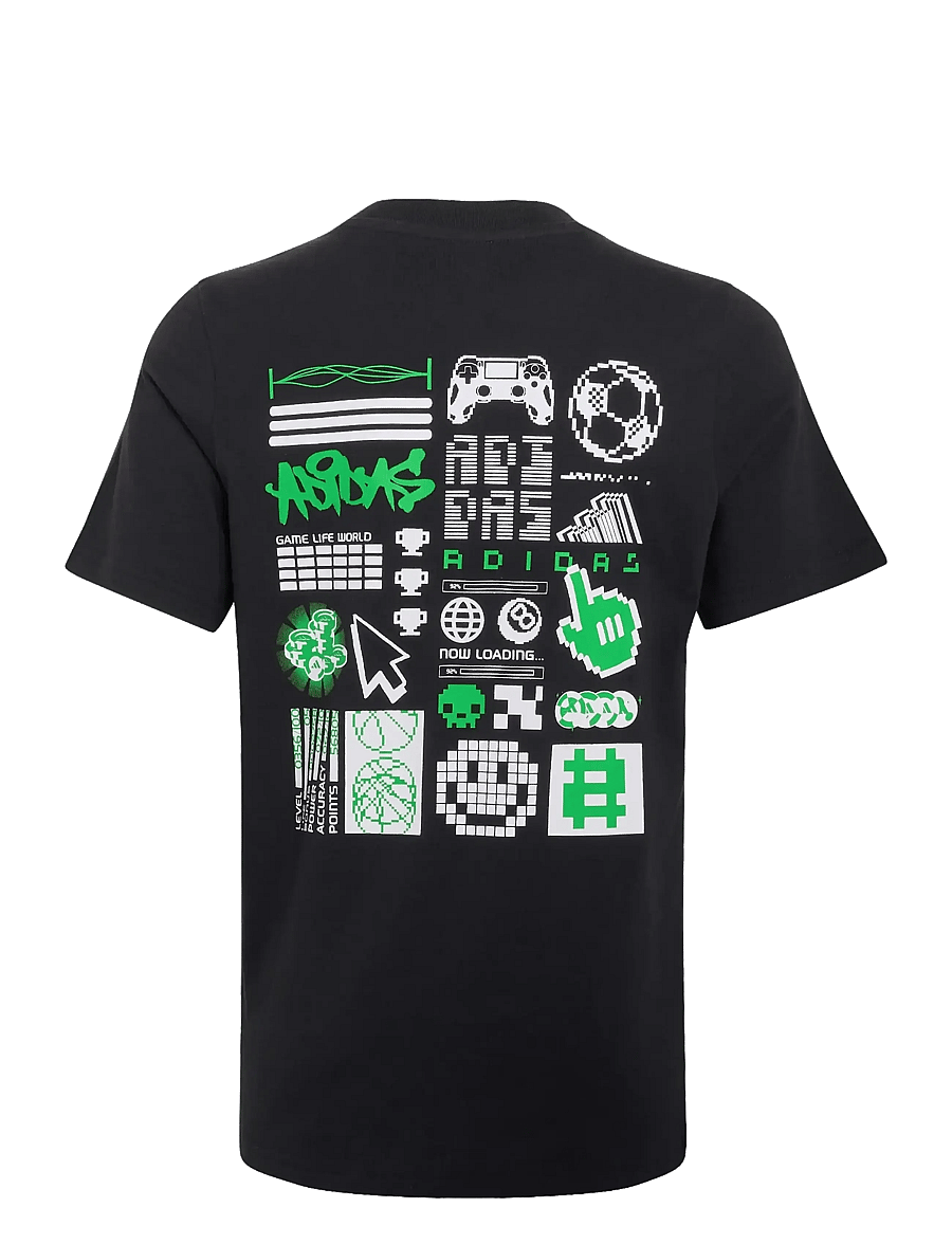 adidas Sportswear - J GAME T 2 - lühikeste varrukatega t-särgid - black - 1