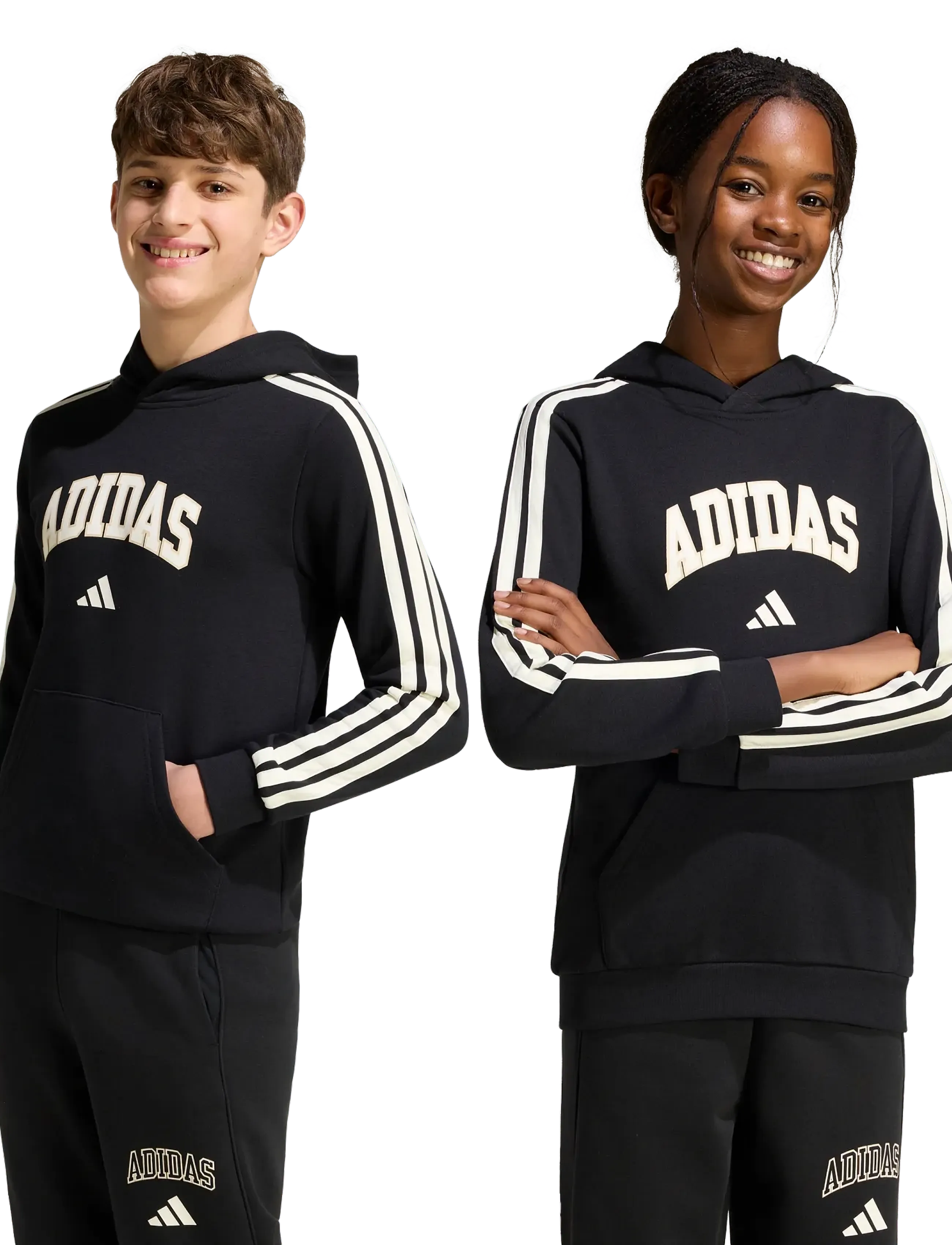 adidas Sportswear - J COLLEG HD - black - 2