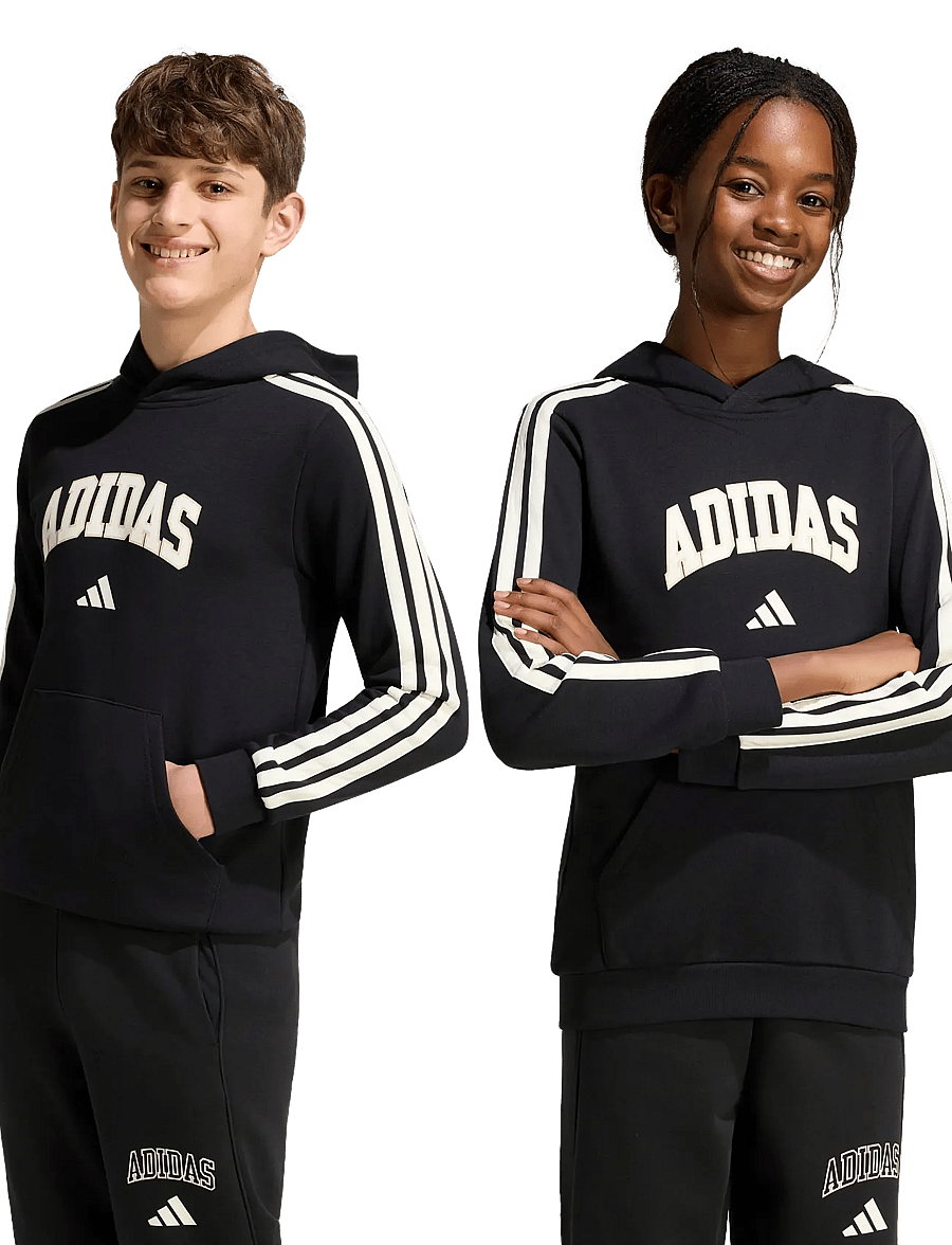 adidas Sportswear - J COLLEG HD - hættetrøjer - black - 2