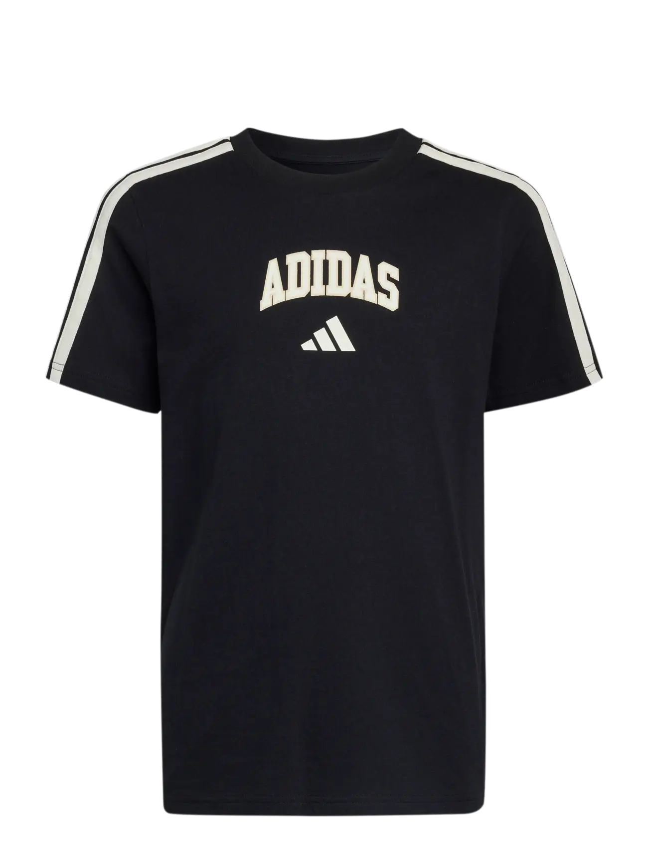 adidas Sportswear J COLLEG T - T-Shirts - BLACK / black