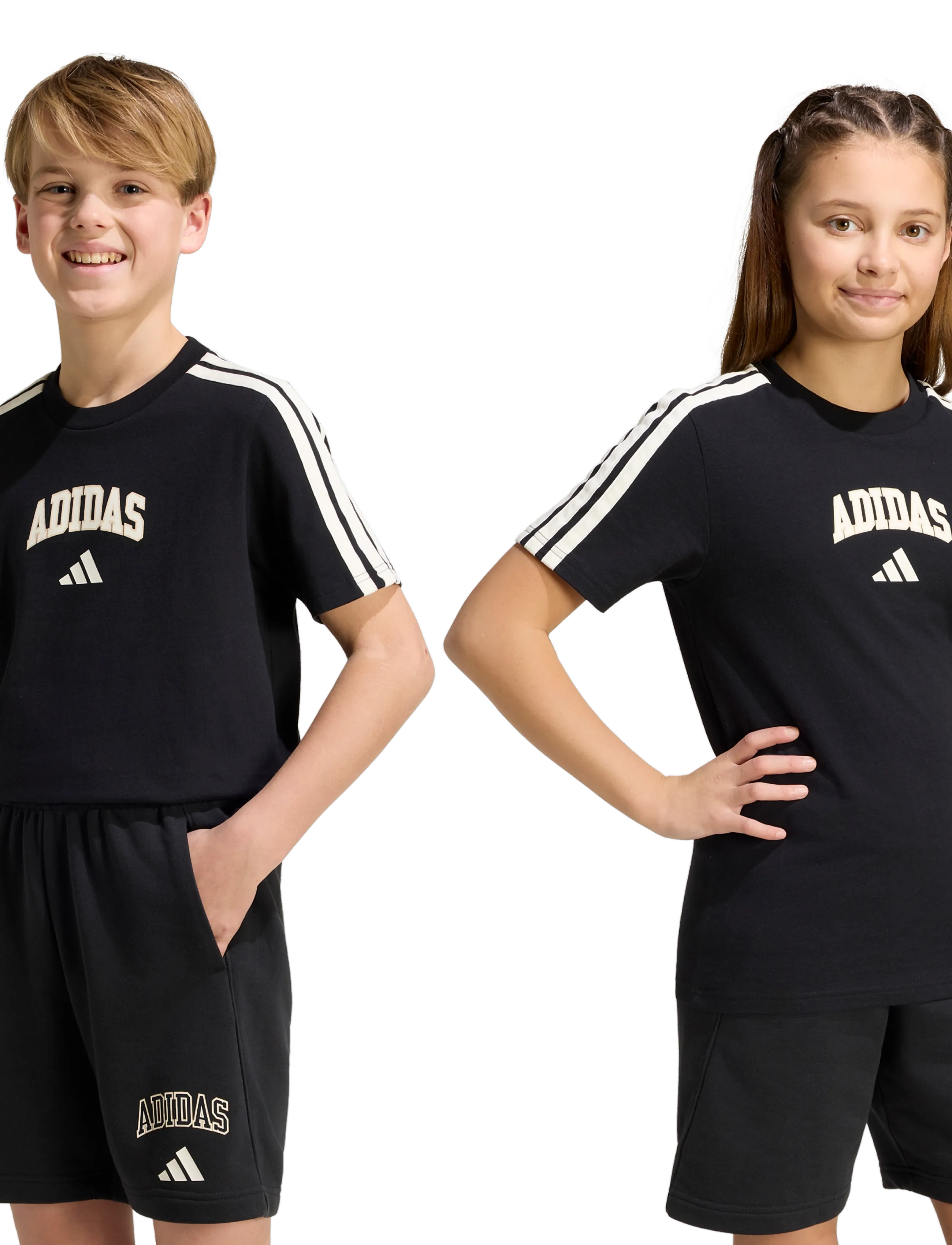 adidas Sportswear - J COLLEG T - sportoberteile - black - 2
