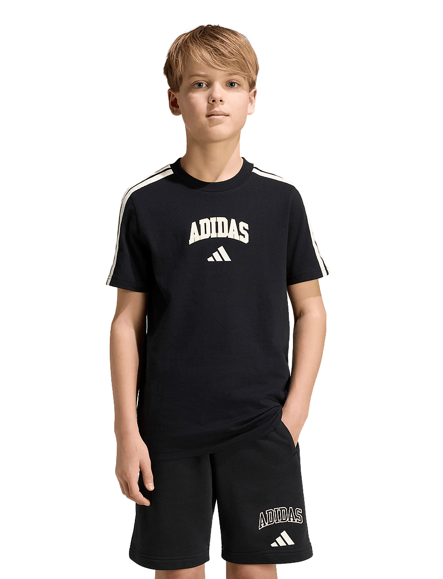 adidas Sportswear - J COLLEG T - sportoberteile - black - 4
