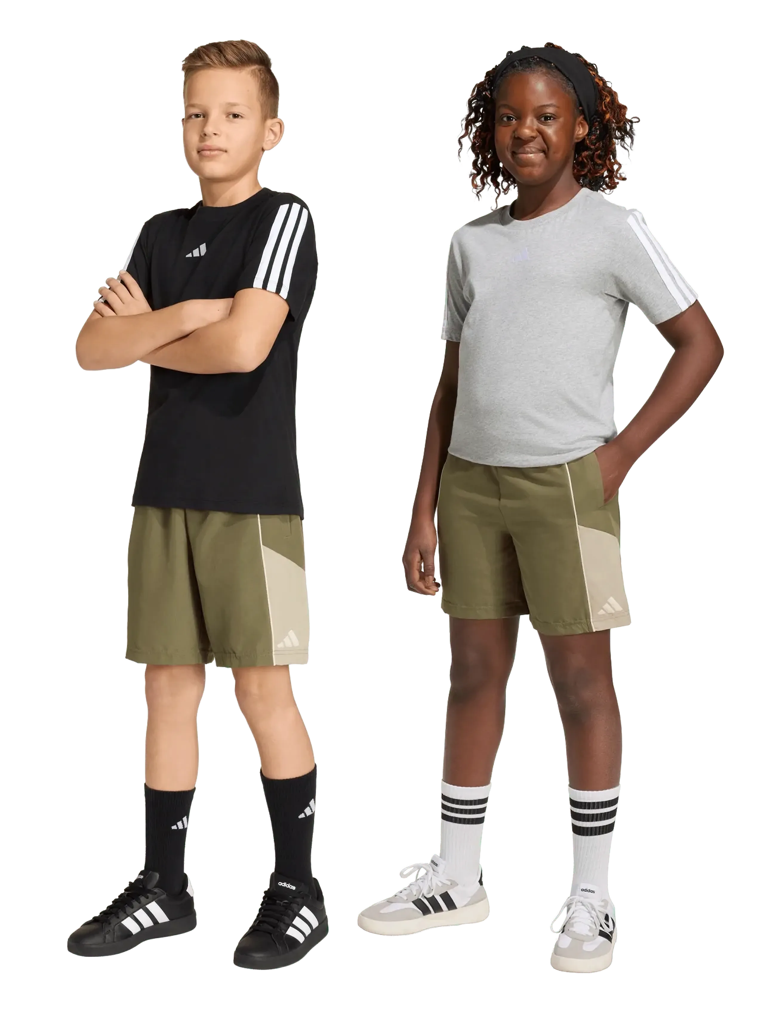 adidas Sportswear - J CB WV SHORT - sport-shorts - olistr/woca/crli - 3