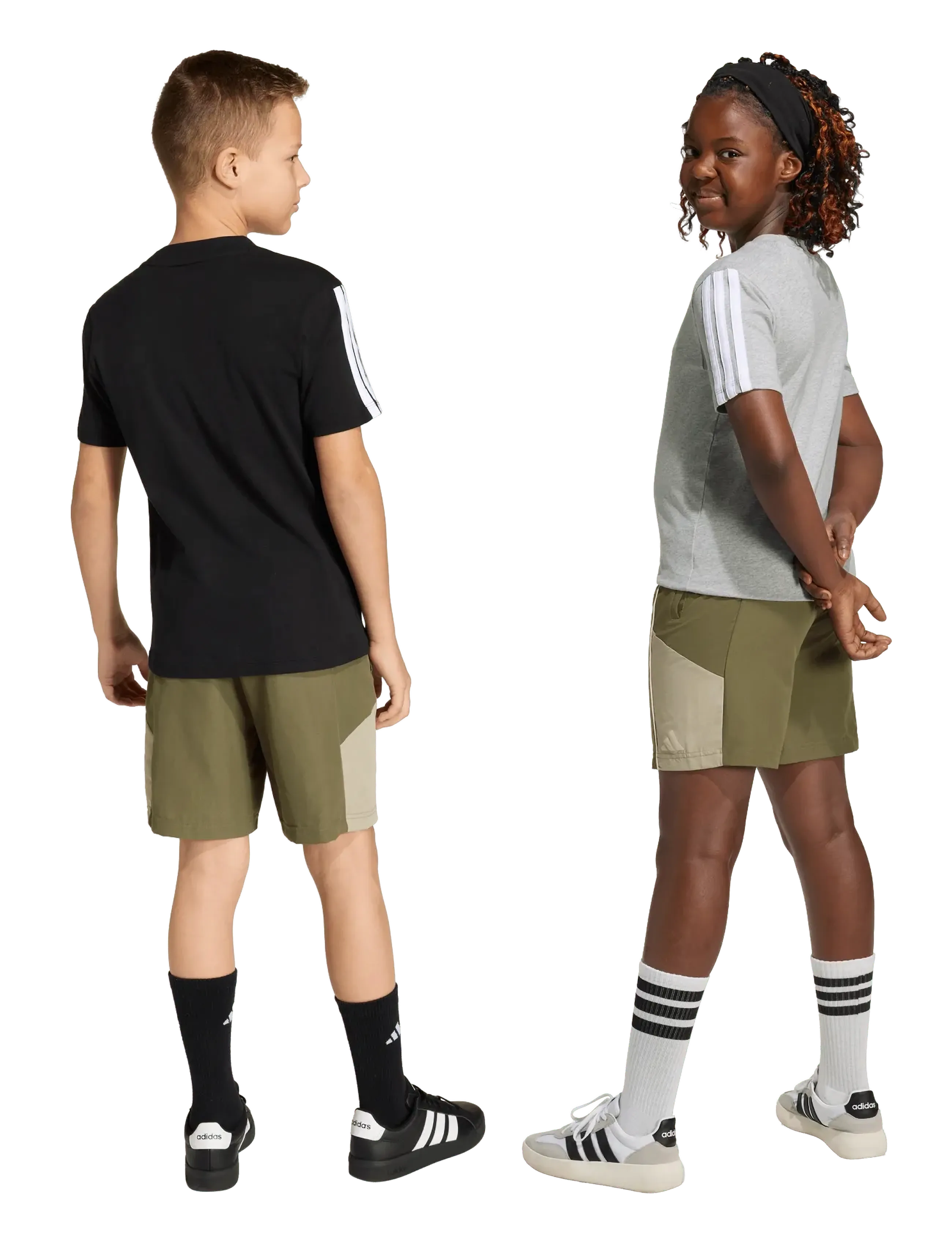 adidas Sportswear - J CB WV SHORT - sport-shorts - olistr/woca/crli - 4