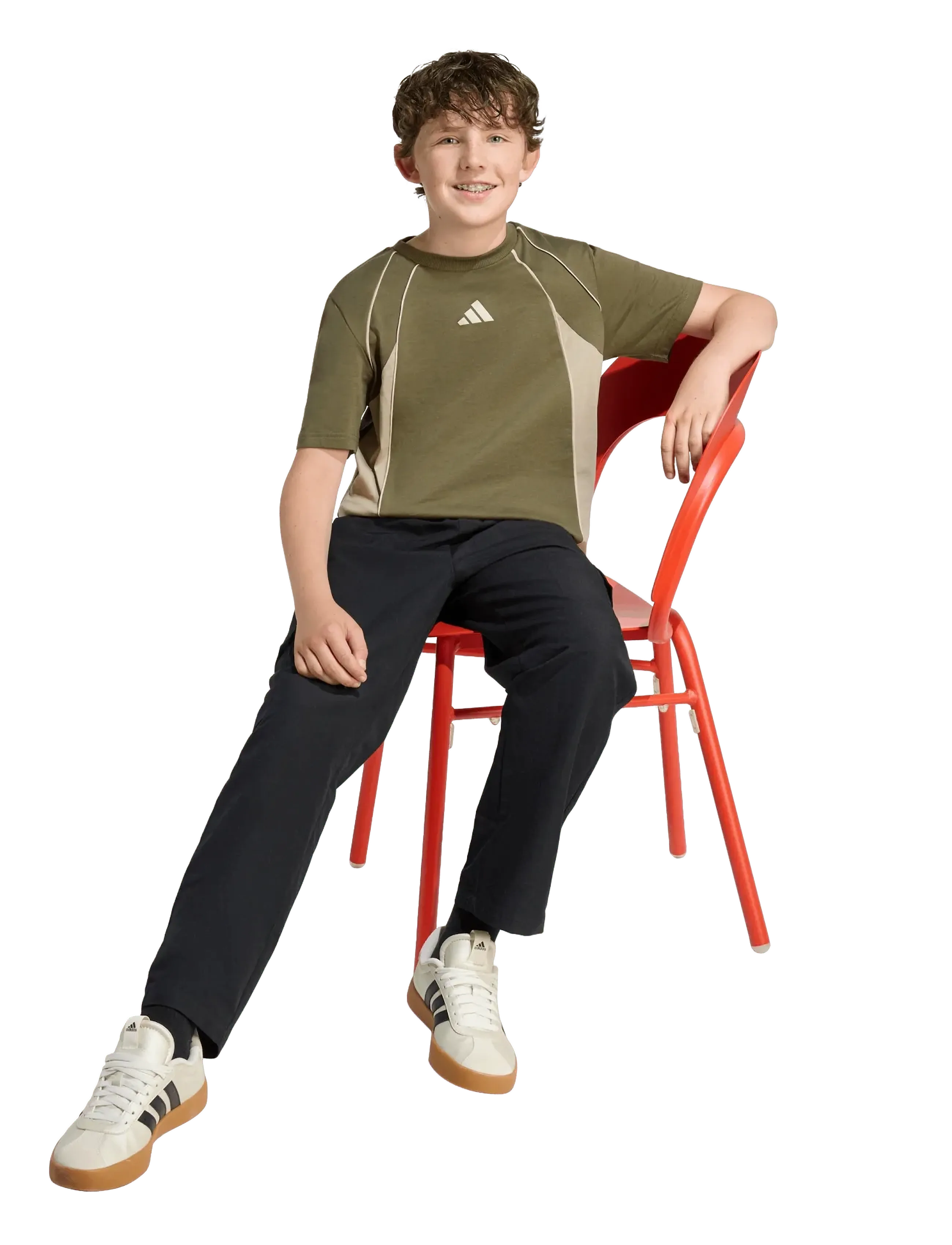 adidas Sportswear - J  CB T - kurzärmelig - olistr/woca/crli - 3