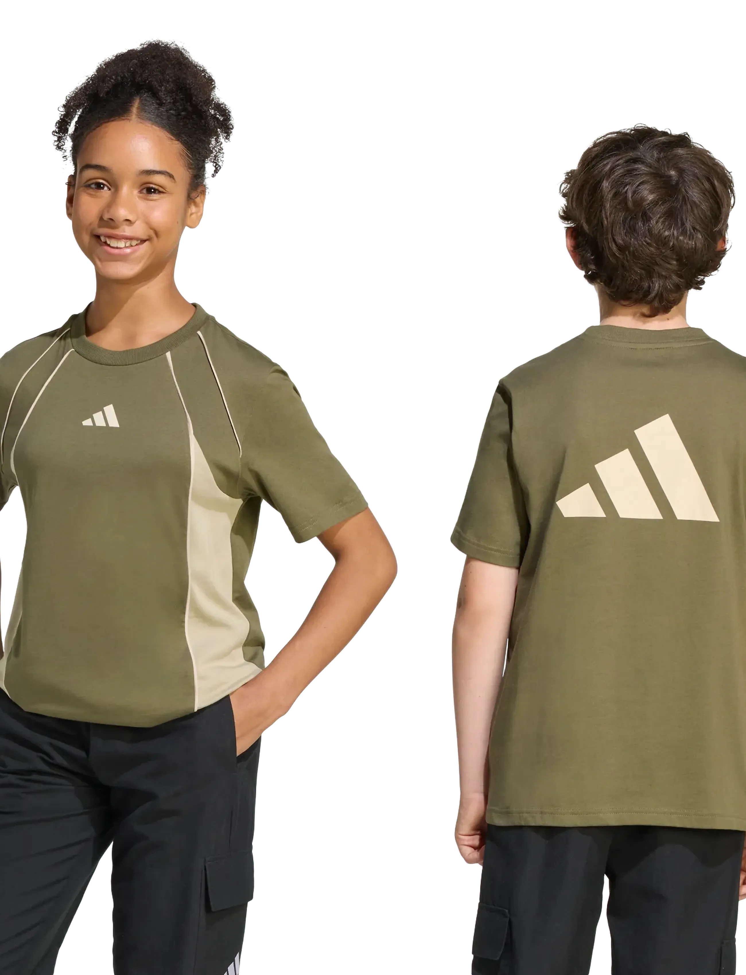 adidas Sportswear - J  CB T - kurzärmelig - olistr/woca/crli - 4