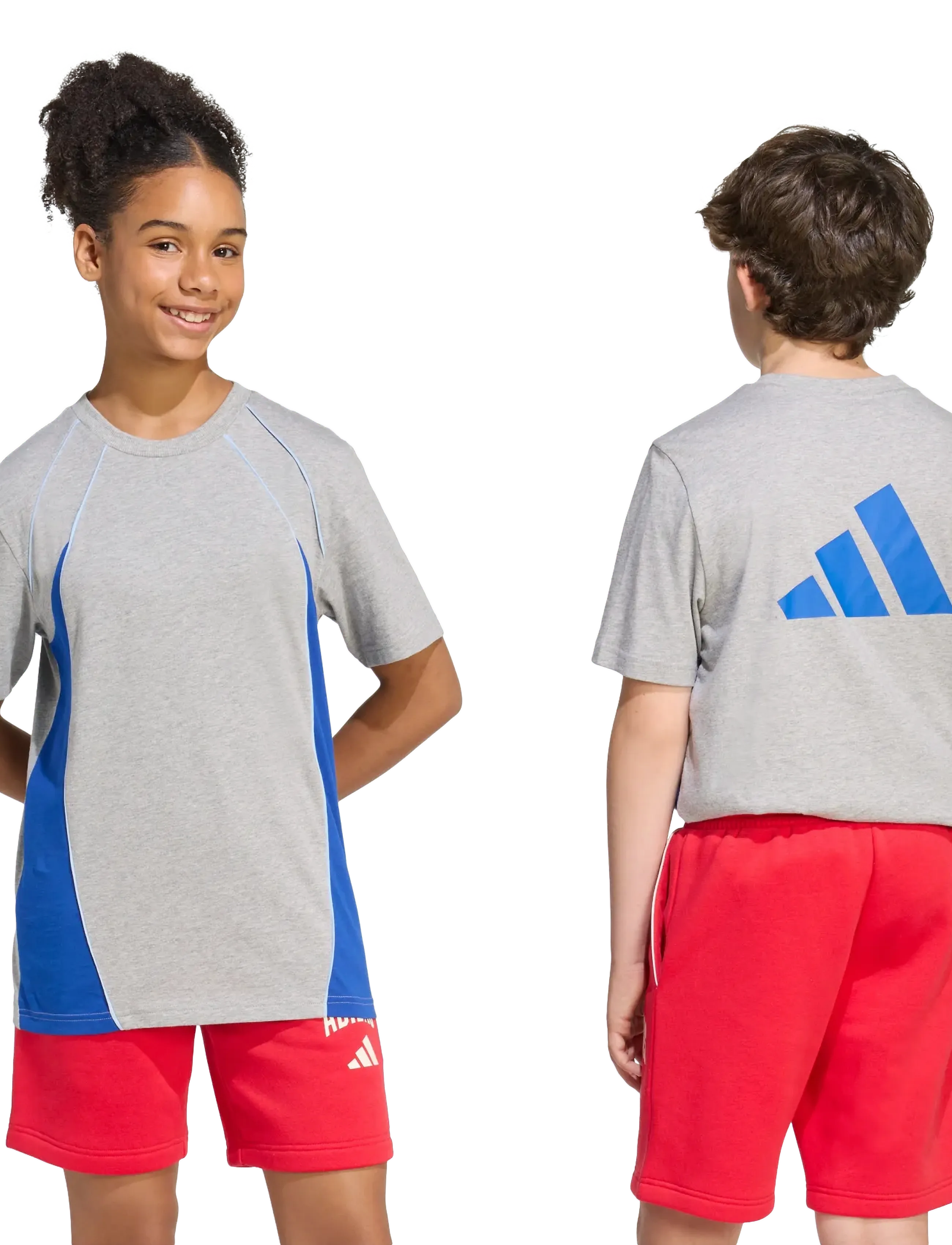 adidas Sportswear - J  CB T - lühikeste varrukatega t-särgid - mgreyh/royblu/globlu - 3