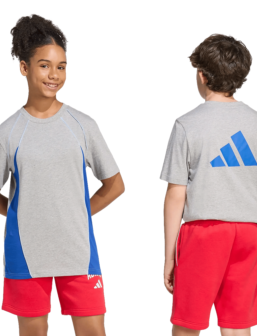 adidas Sportswear - J CB T - lühikeste varrukatega t-särgid - mgreyh/royblu/globlu - 3