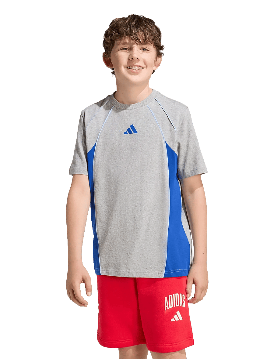 adidas Sportswear - J CB T - lühikeste varrukatega t-särgid - mgreyh/royblu/globlu - 4