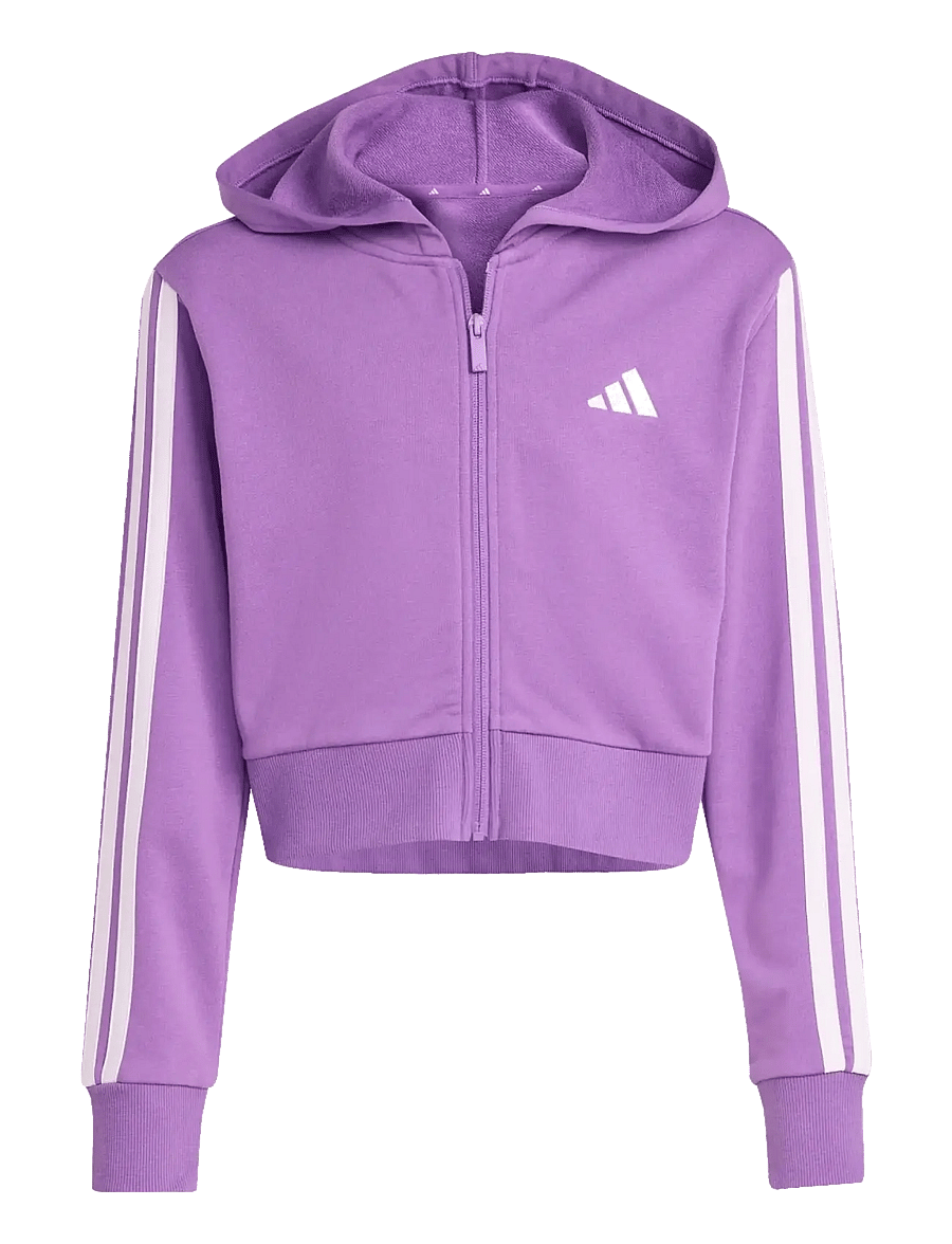 adidas Sportswear - JG 3S FT FZ CRO - kapuutsiga dressipluusid - actpur/icelav - 1