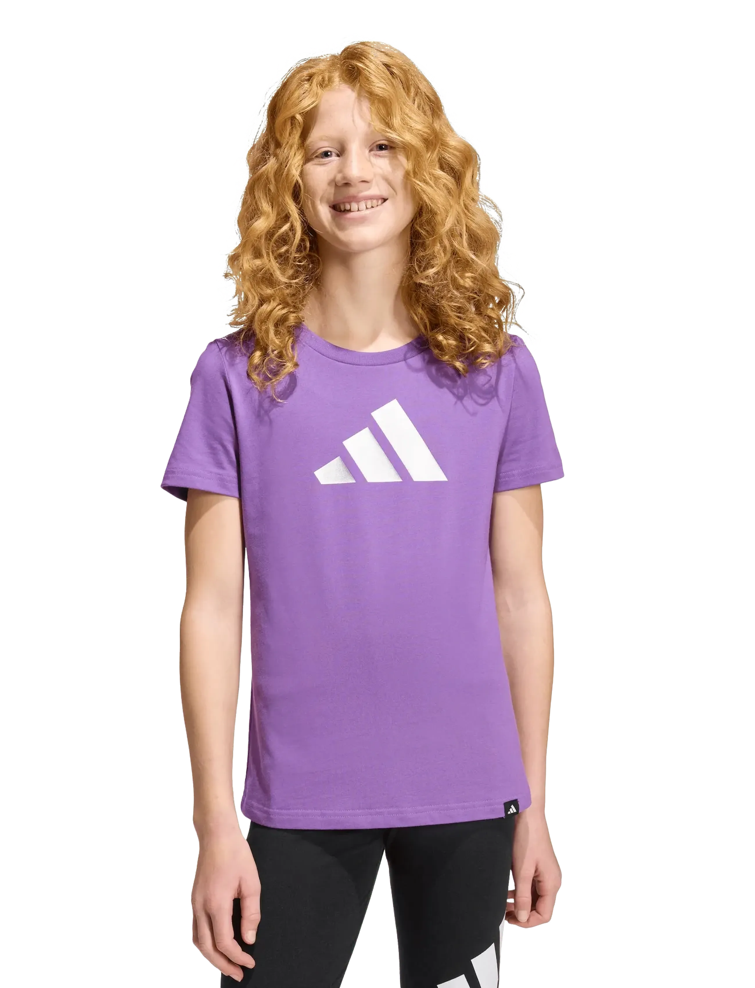 adidas Sportswear JG GLAM T - Tops & T-shirts - ACTPUR / purple