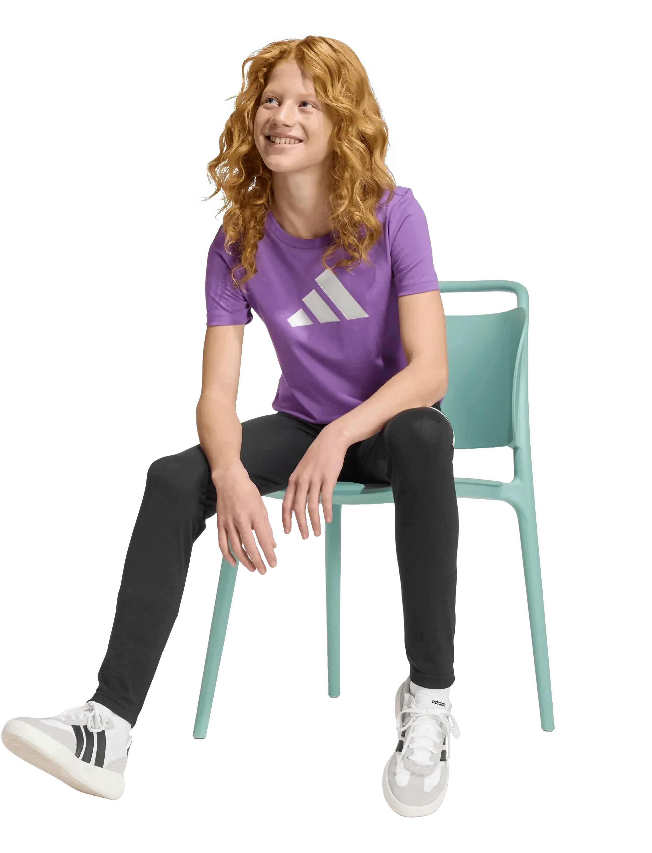 adidas Sportswear - JG GLAM T - sportoberteile - actpur - 2