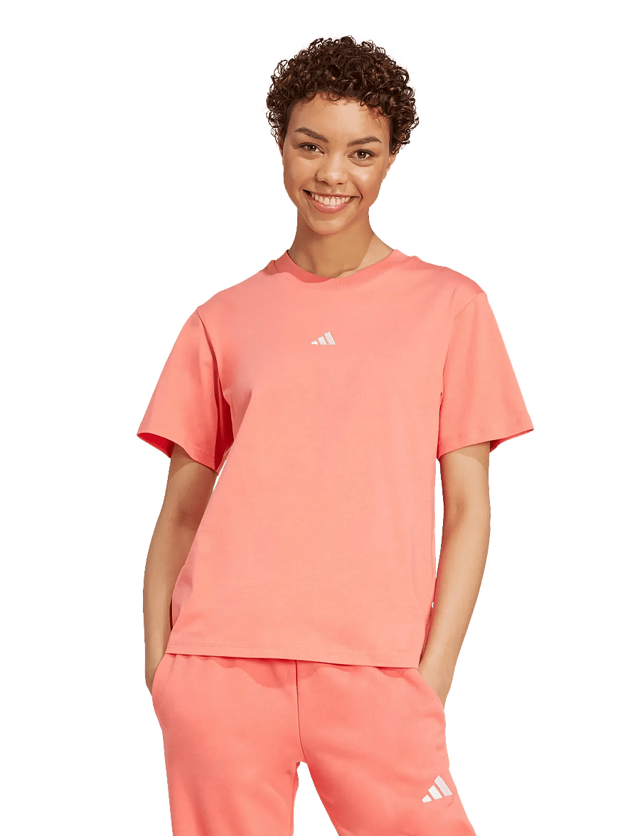 adidas Sportswear - W SL SJ T - t-shirts - semtur/white - 0