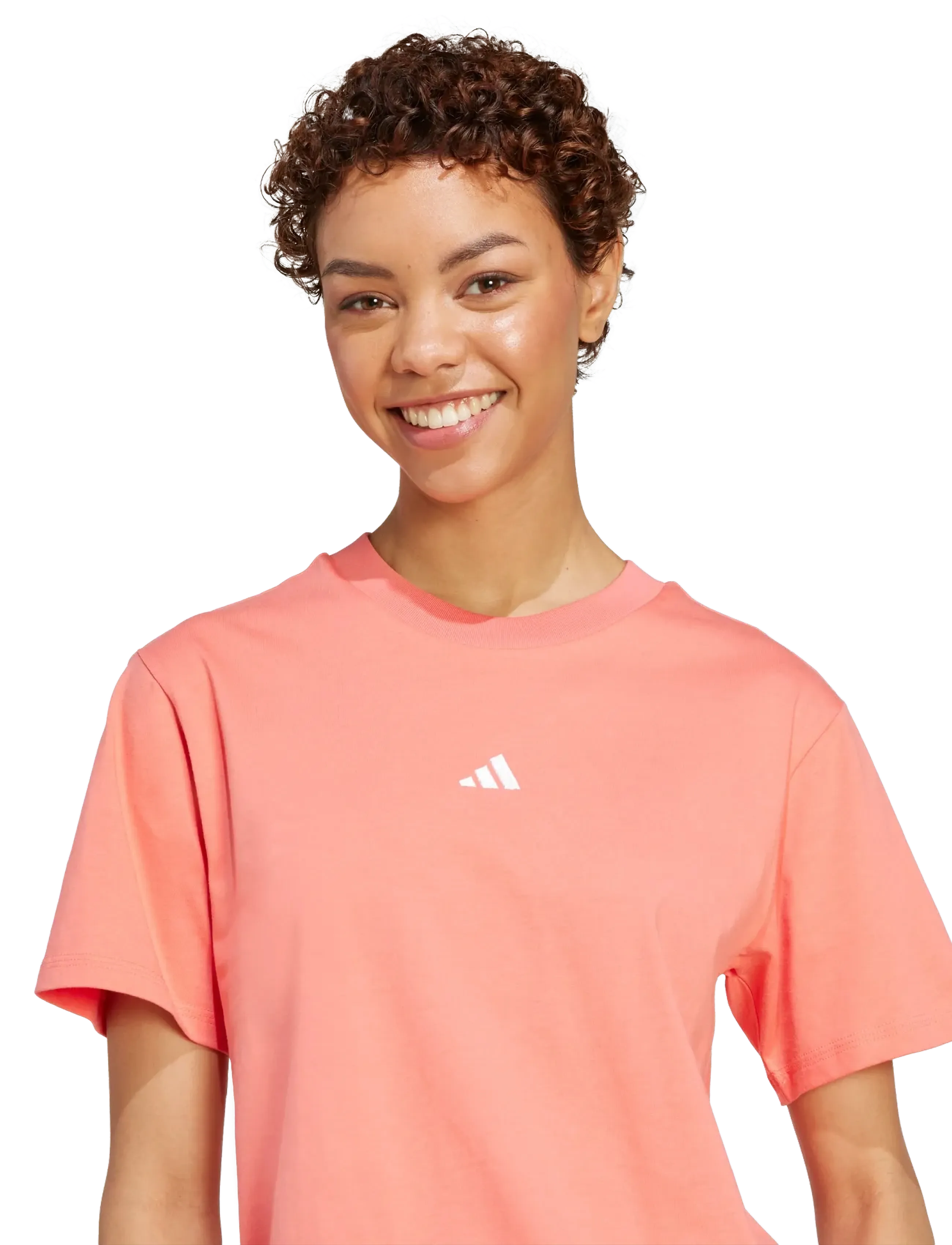 adidas Sportswear - W SL SJ T - t-shirts - semtur/white - 2