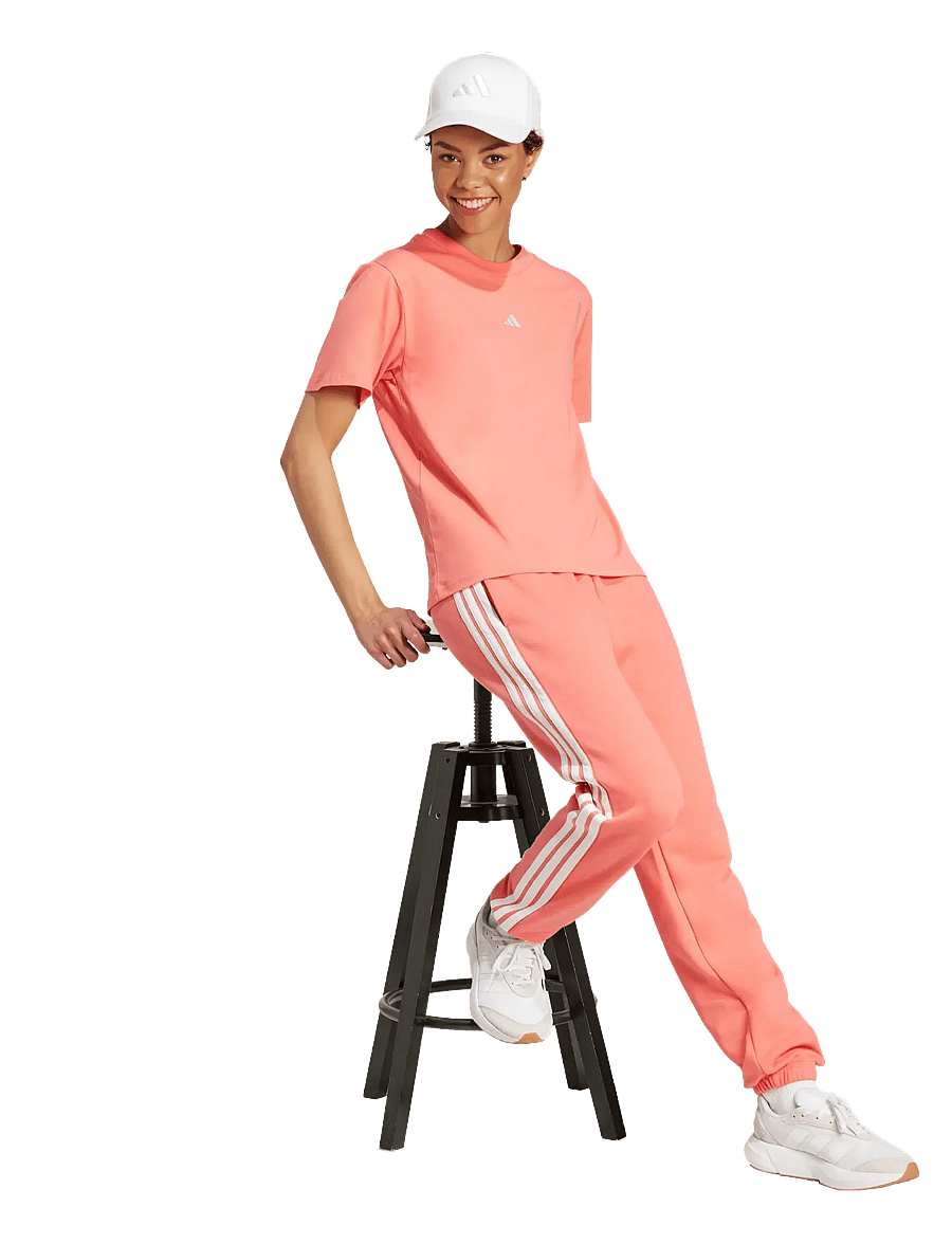 adidas Sportswear - W SL SJ T - t-shirts - semtur/white - 3