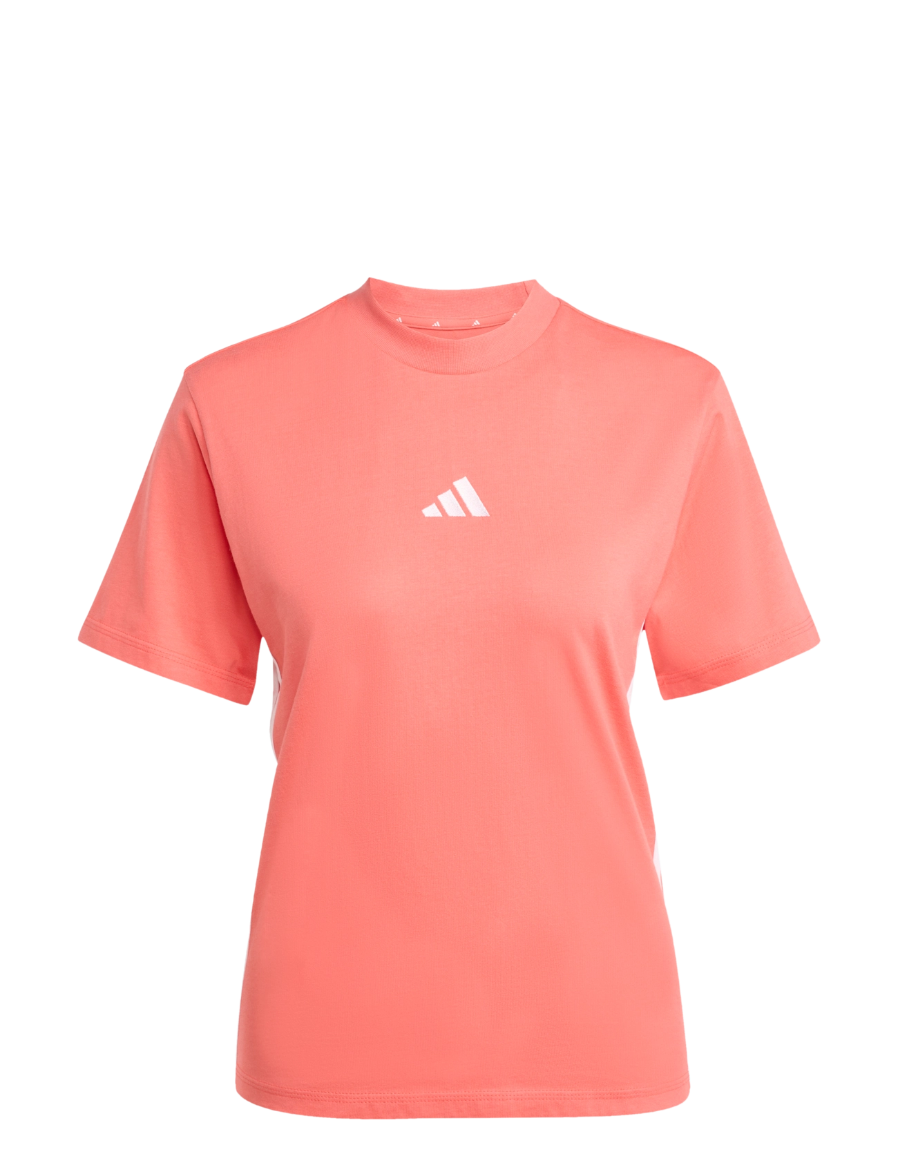 adidas Sportswear W 3S SJ T - adidas Sportswear - SEMTUR/WHITE / pink/rose