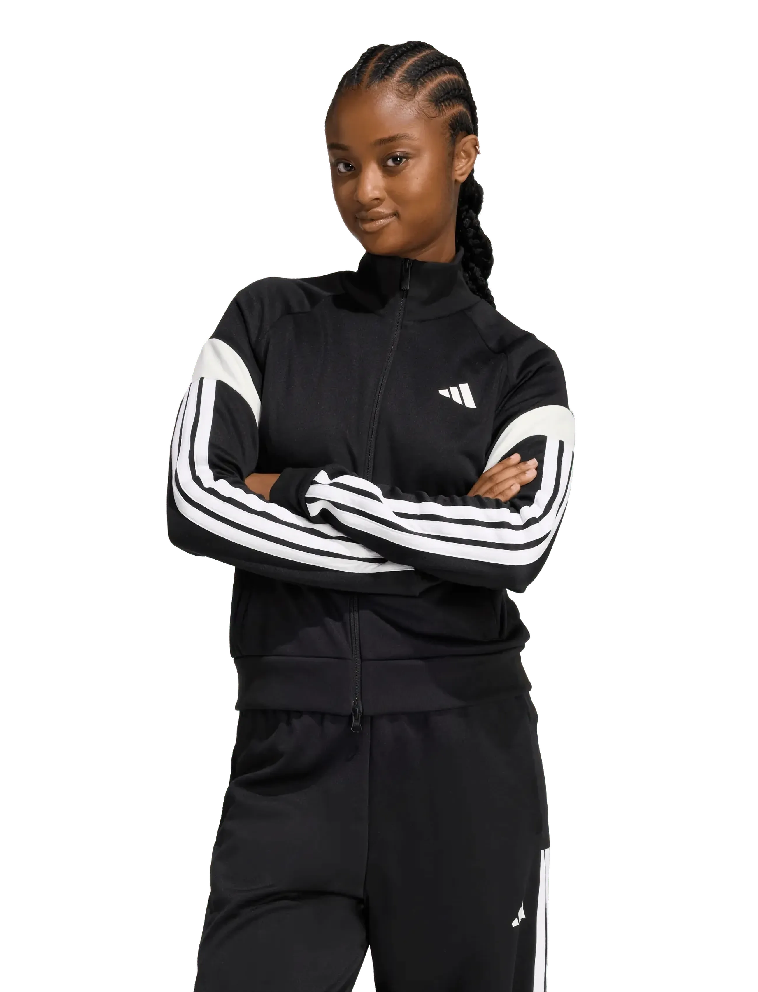 adidas Sportswear - W HER TT - dressipluusid - black/owhite/white - 5