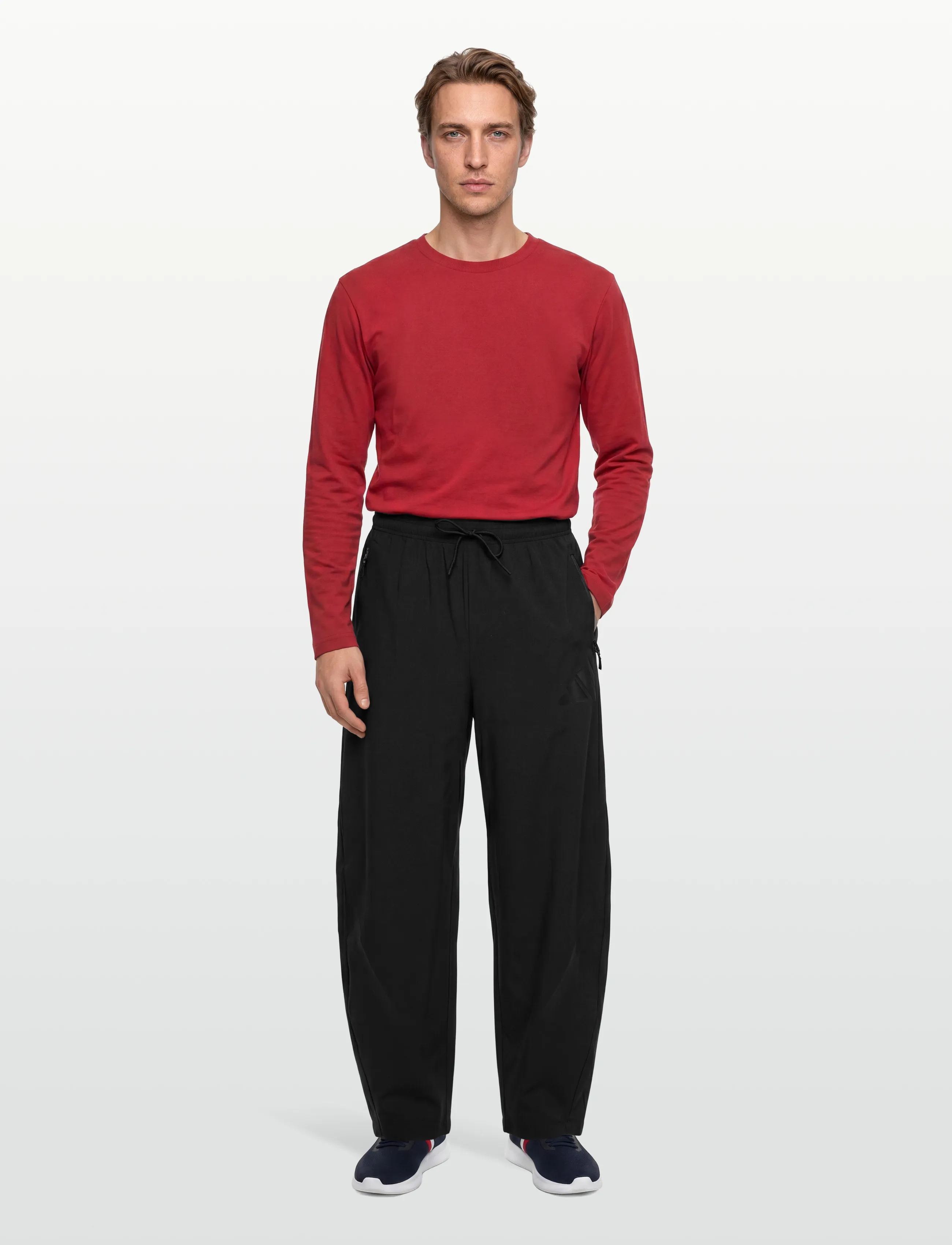 adidas Sportswear - M Z.N.E. WV PT - vabaajapüksid - black - 0