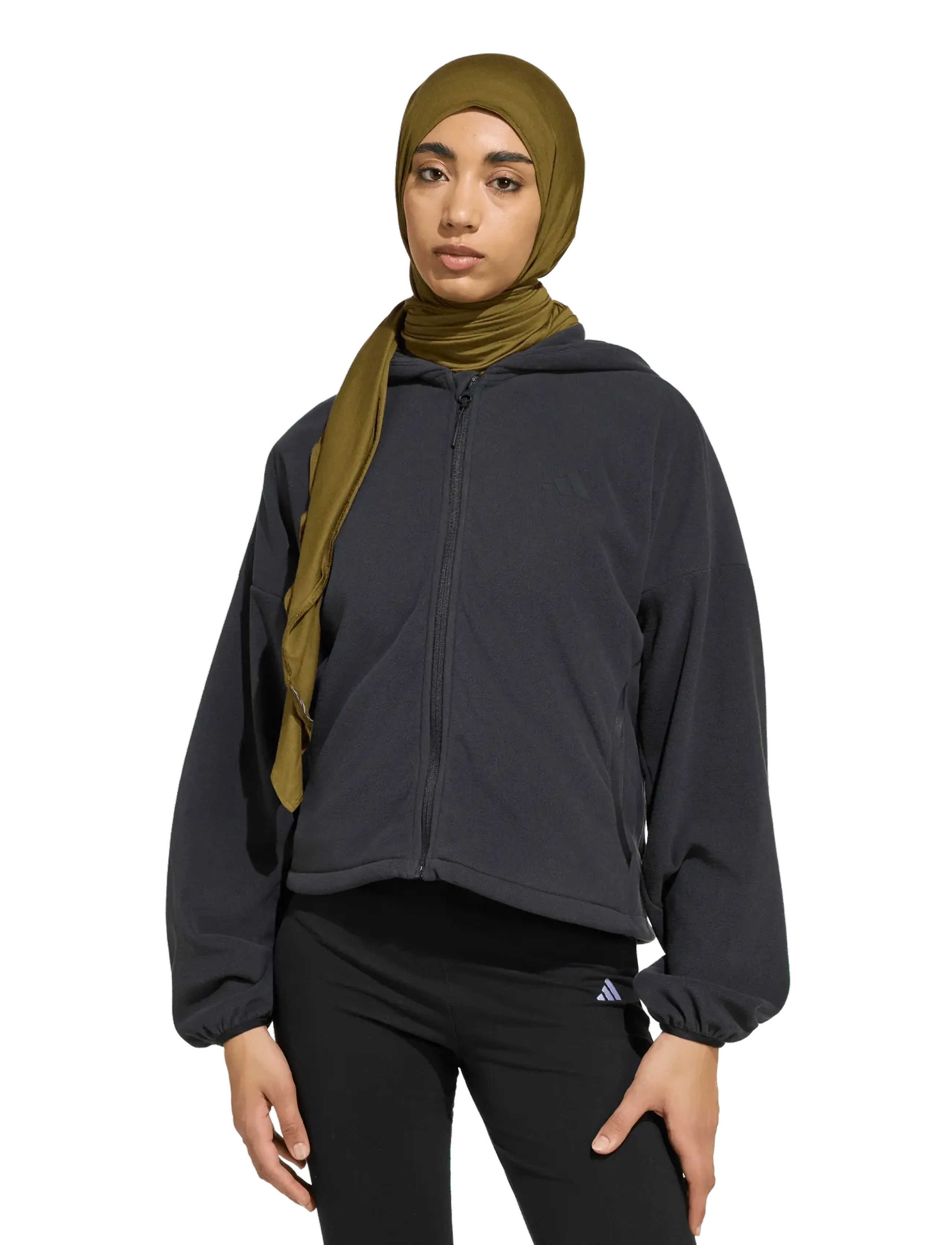 adidas Sportswear - W CT GL HALO FZ - overdele - black - 2