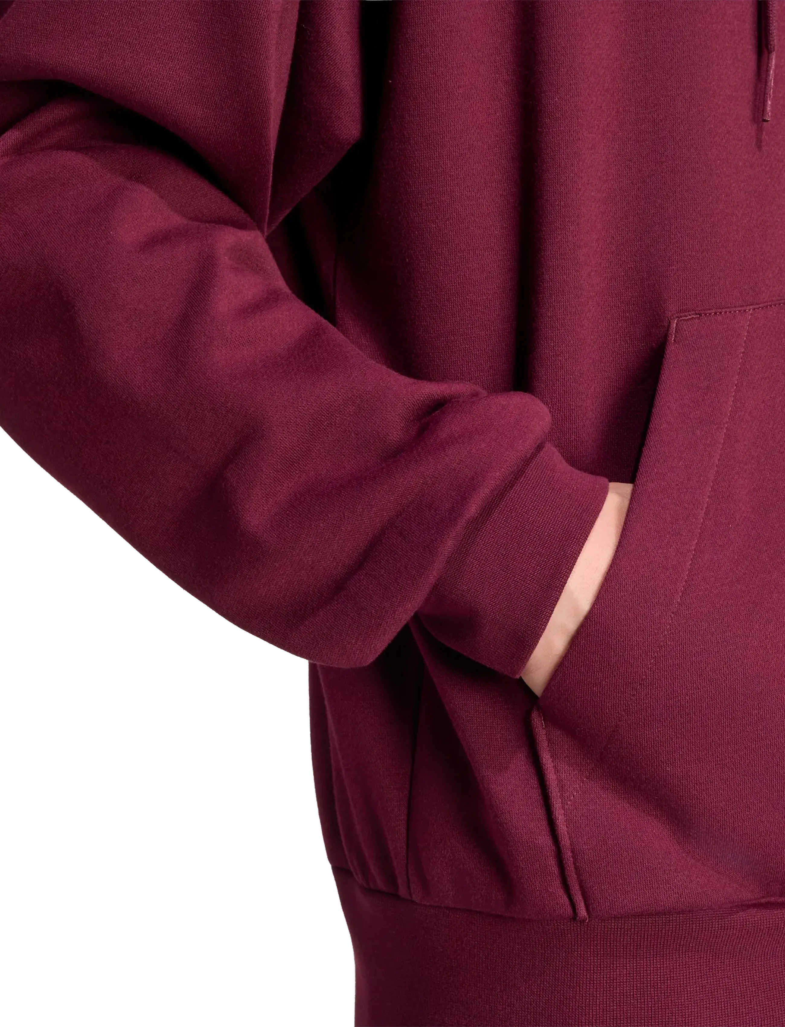 adidas Sportswear - M FEELCOZY HD - sweatshirts - maroon/black - 5