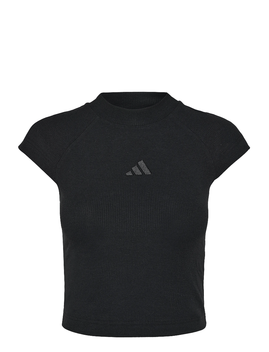 adidas Sportswear - W AK SL RIB TEE - black - 0