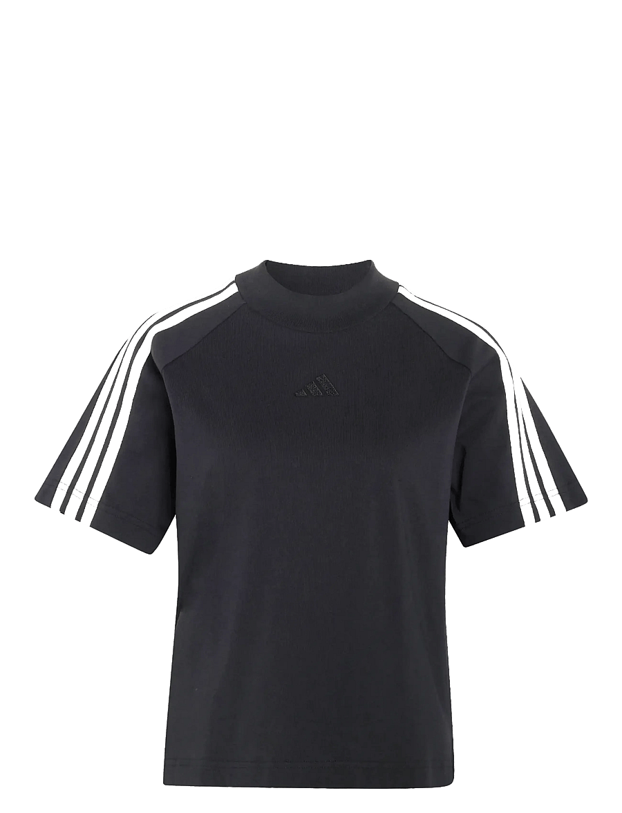 adidas Sportswear - W AK 3S TEE - t-shirts - black/owhite - 1